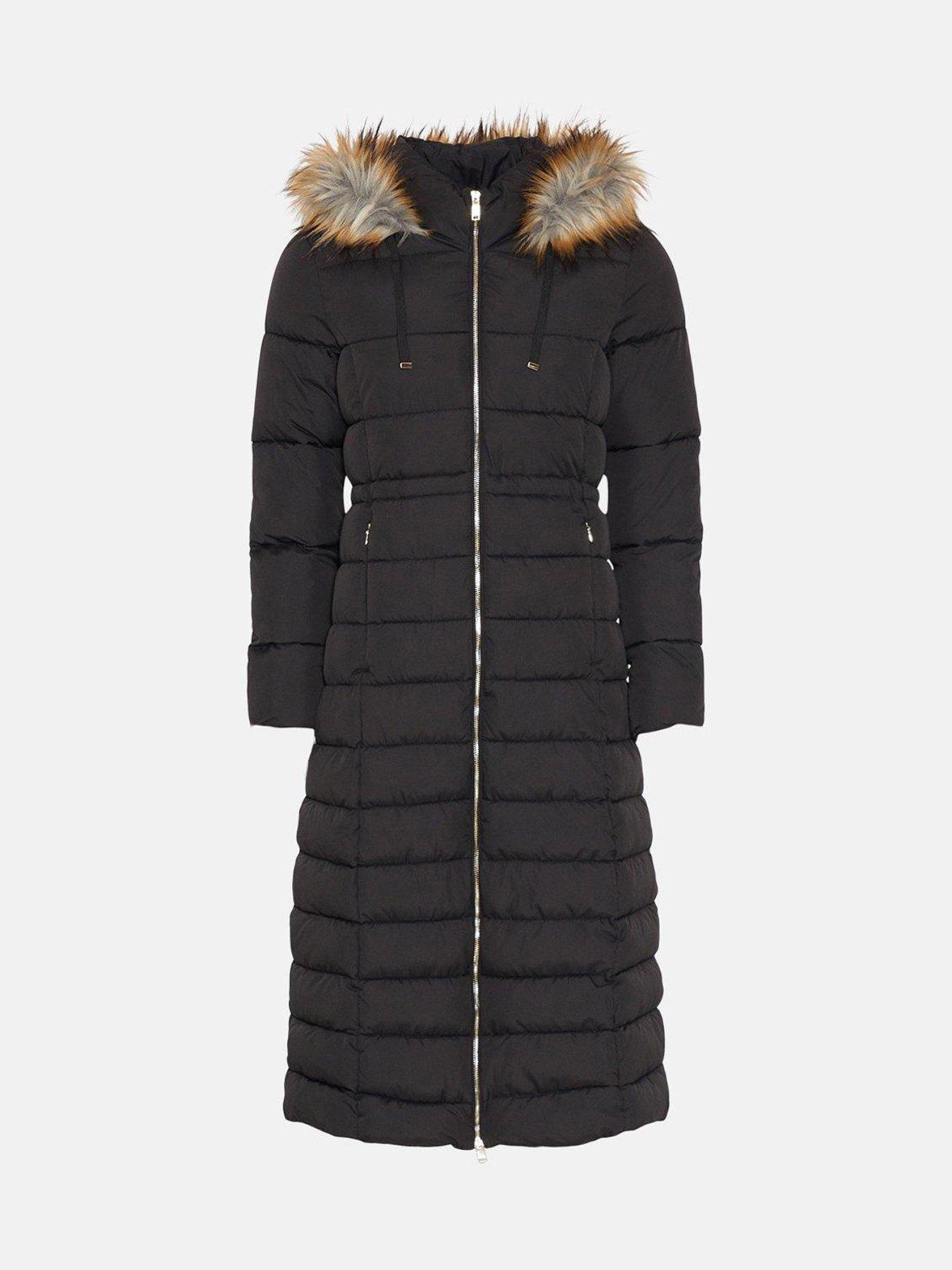 Oasis black hotsell padded coat