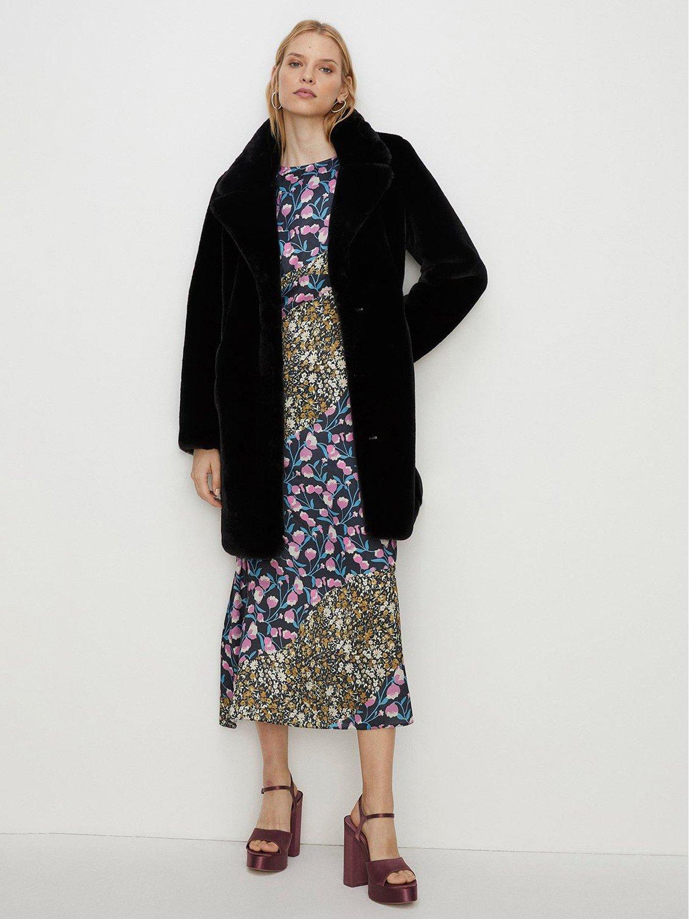 Oasis animal print clearance coat