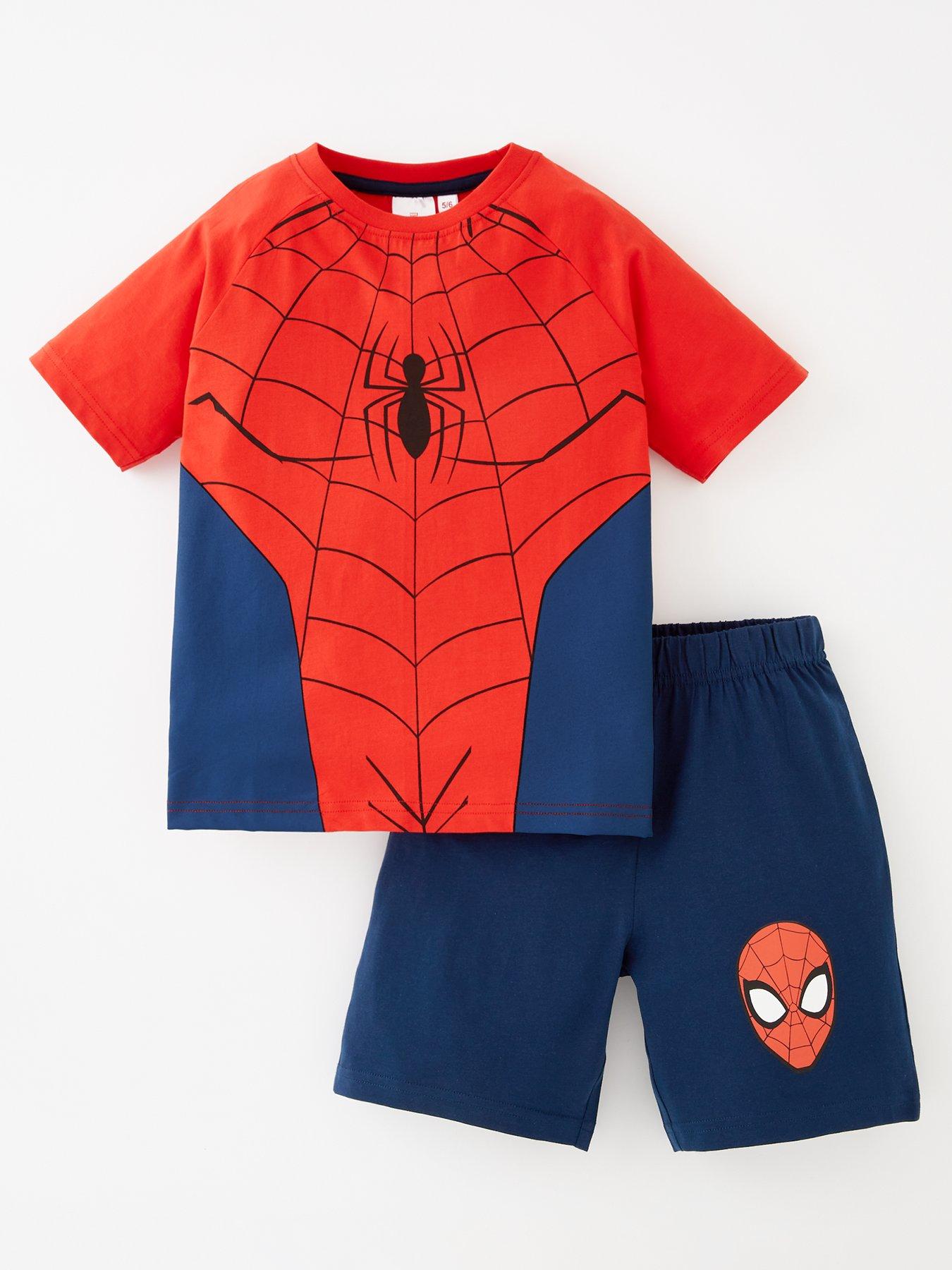 spiderman-spiderman-novelty-shorts-pyjamas-red