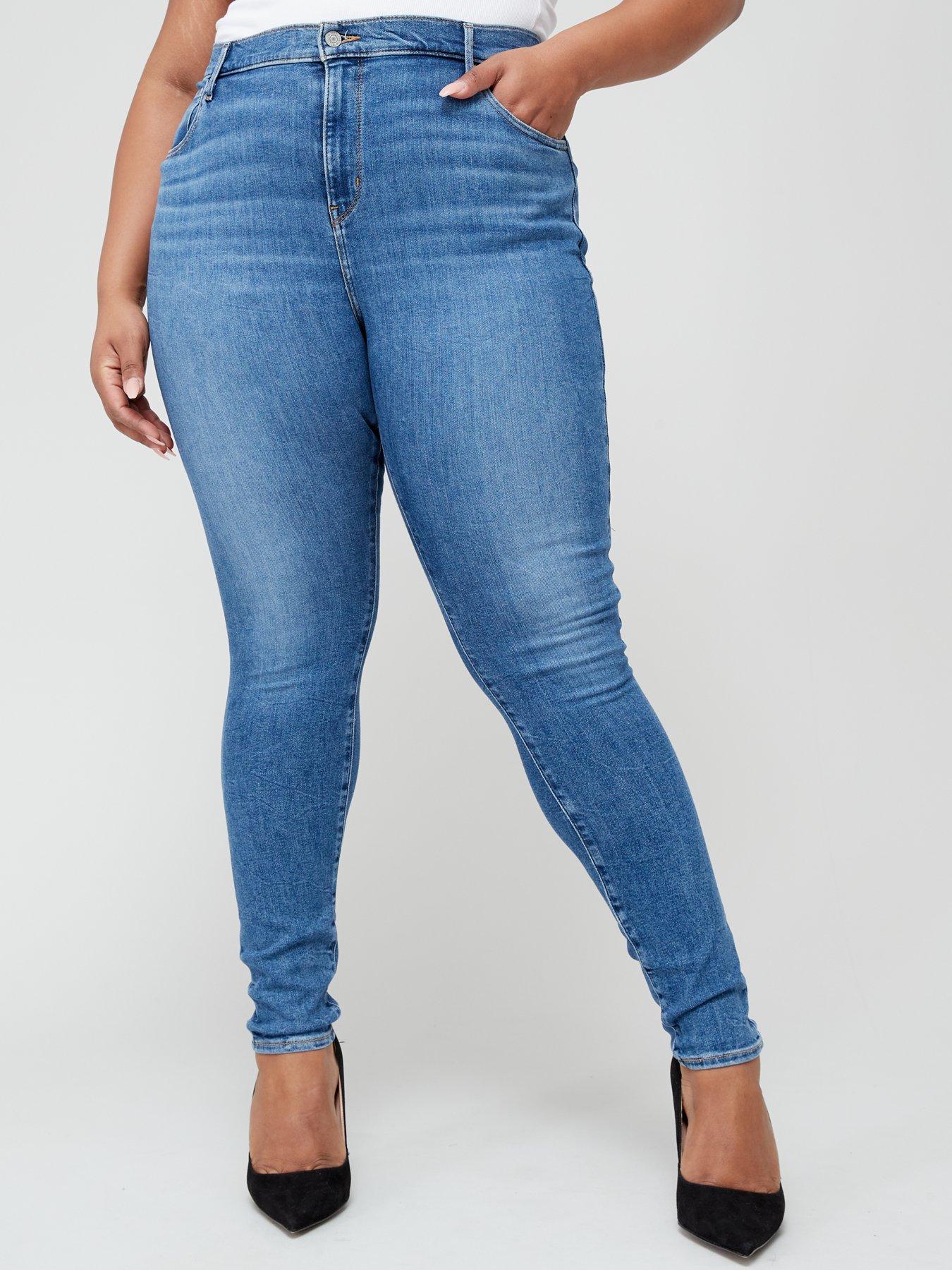 Levi's Slight Curve Womens Blue Skinny & Slim Stretch Jeans W26 L30