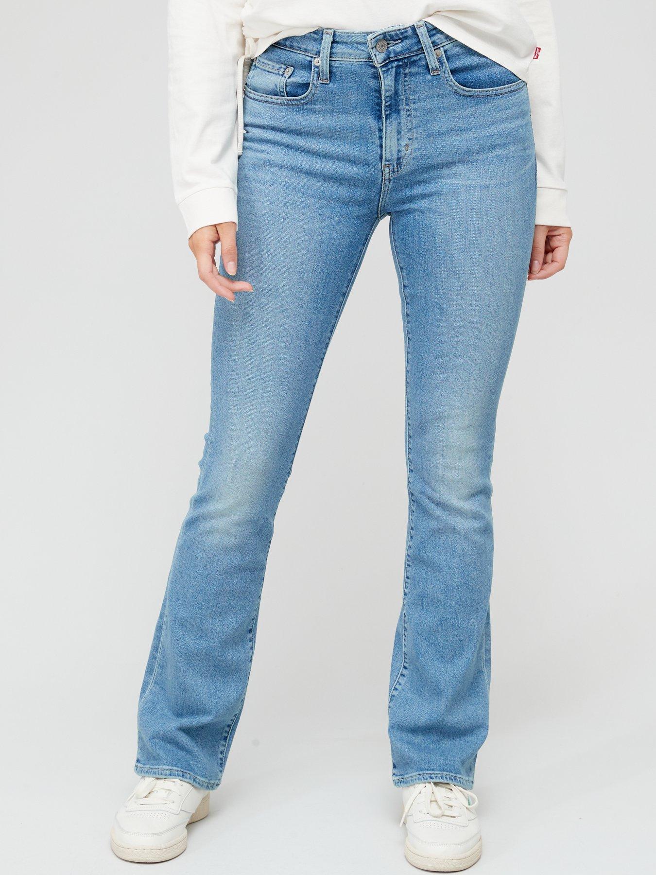 Levi's 725 High-rise Bootcut Jeans - Blue Wave Light