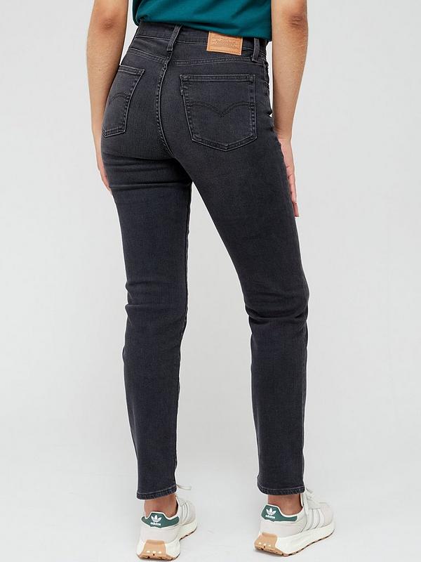 724 High Rise Straight Jean - Never Forget - Grey