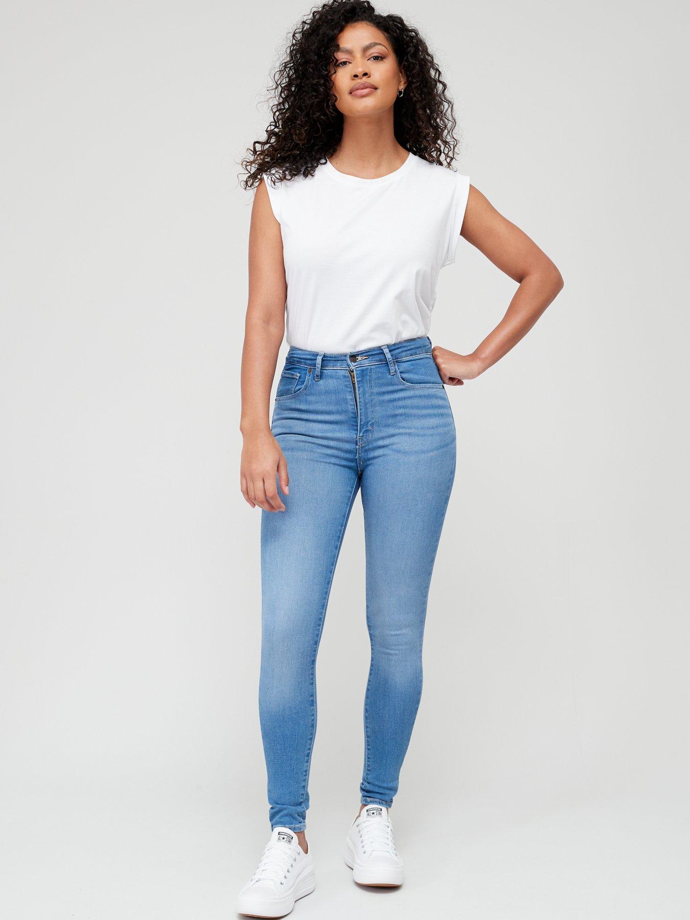 Best levi's mile high super skinny light blue Shop