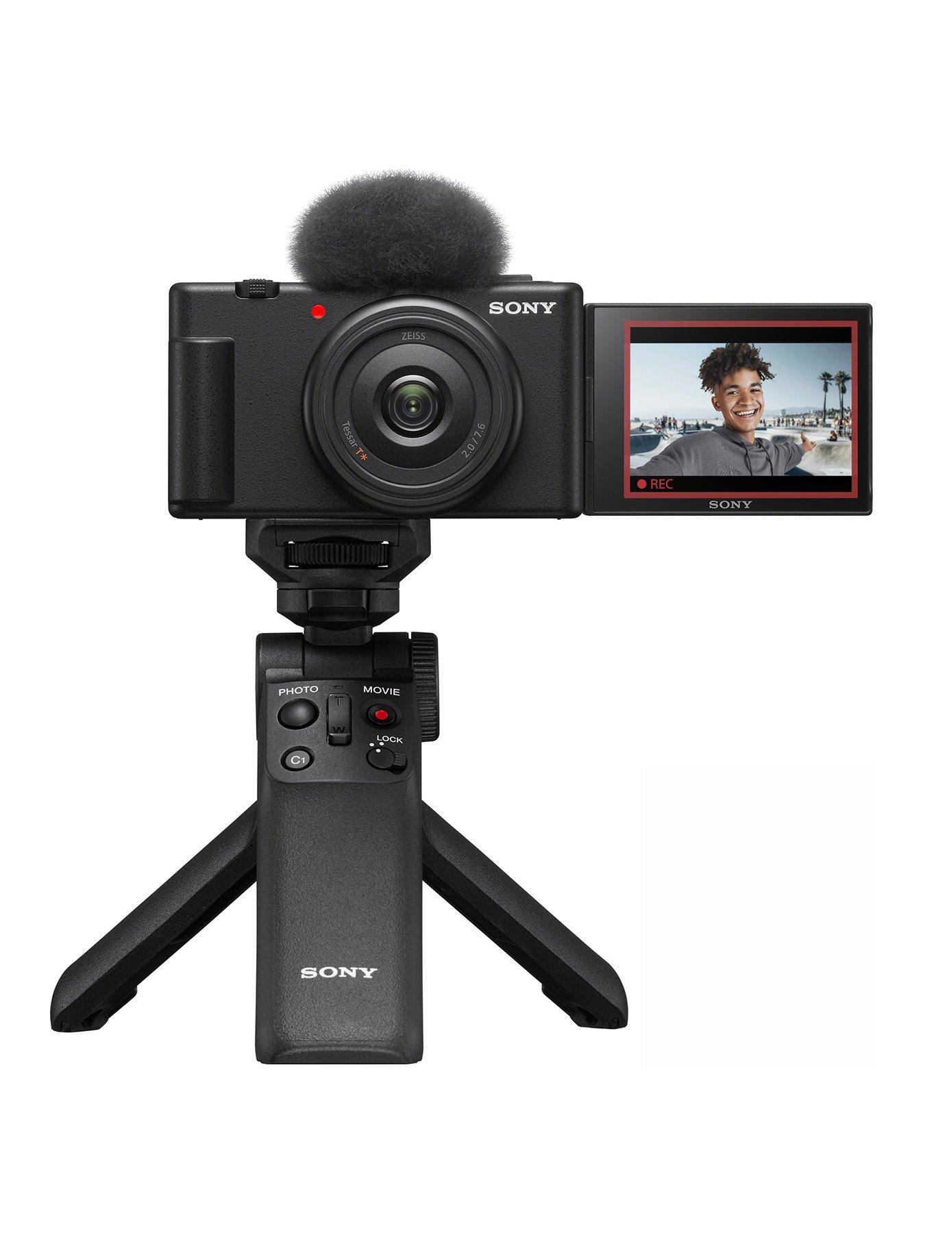 Image 1 of 8 of Sony Sony Vlog camera ZV-1F&nbsp;Digital Camera (Vari-angle Screen, 4K Video, slow motion, Vlog features) &nbsp;- Black