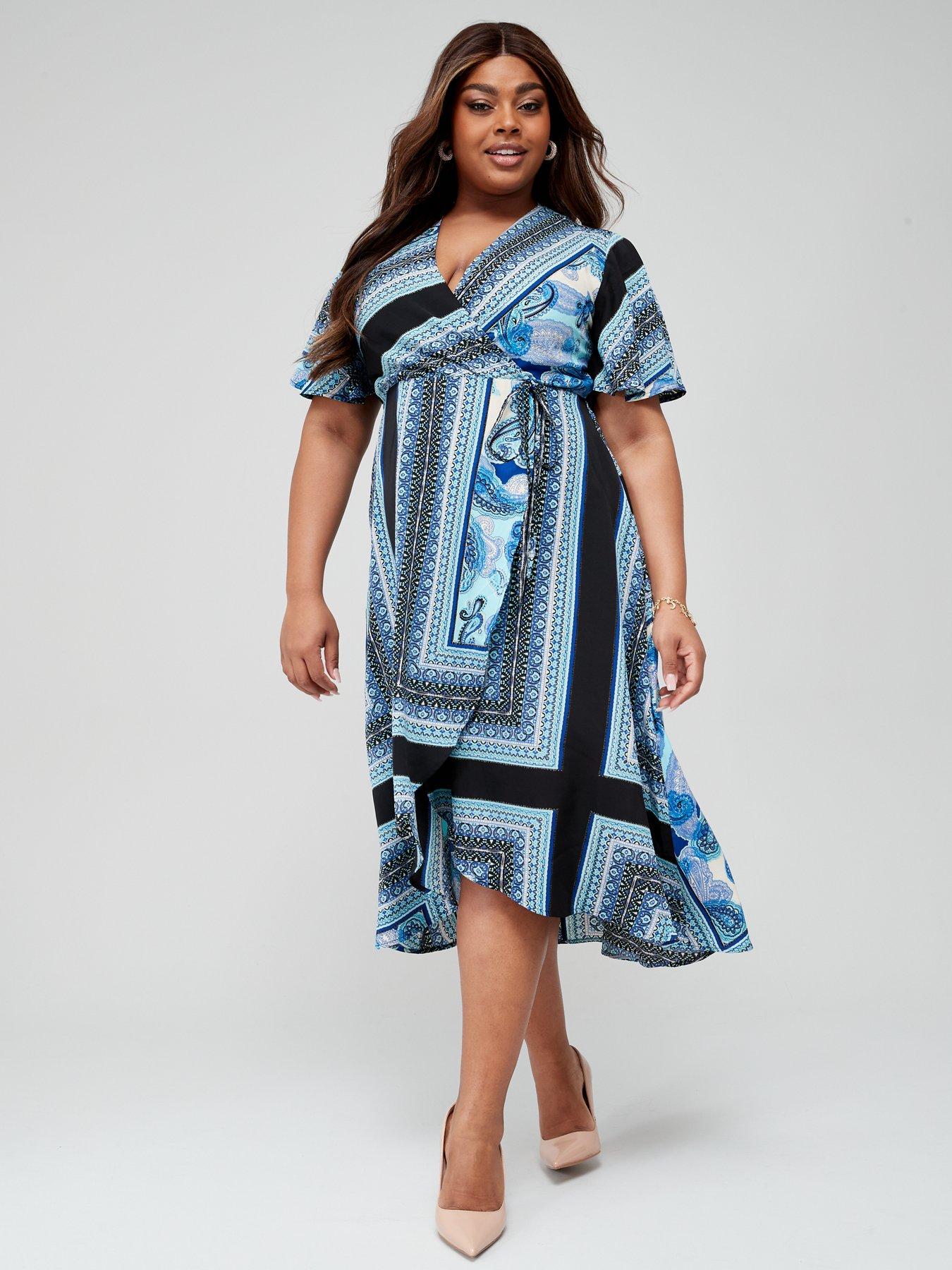 Ax paris 2025 scarf print dress