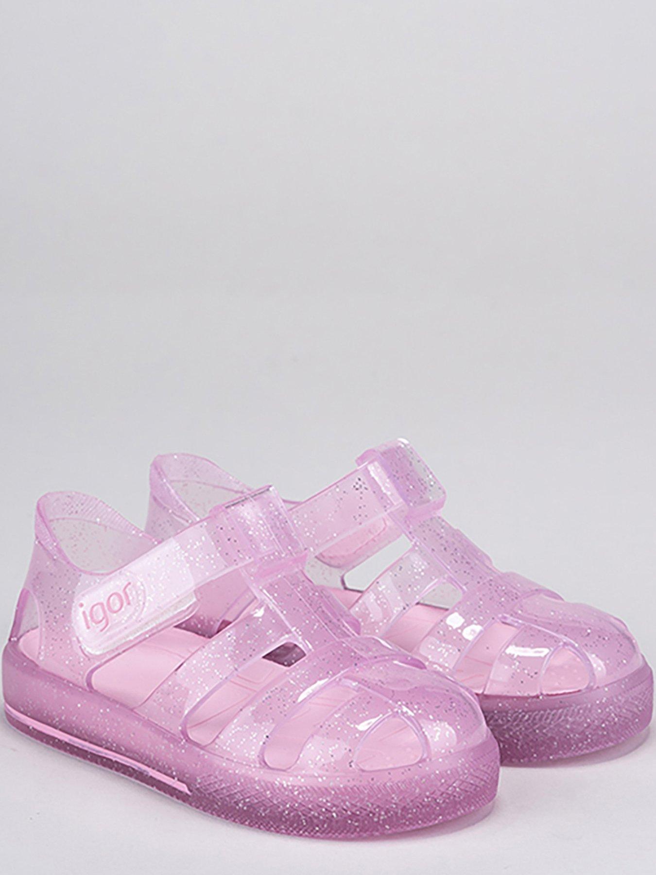igor-star-glitter-jelly-sandal-pinkback