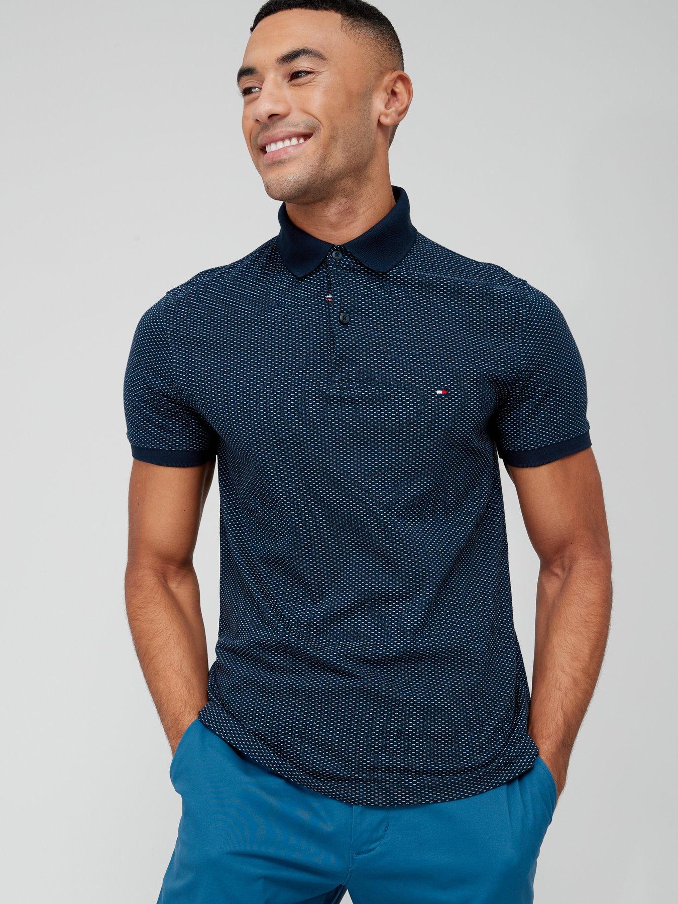 Navy blue cheap tommy hilfiger polo