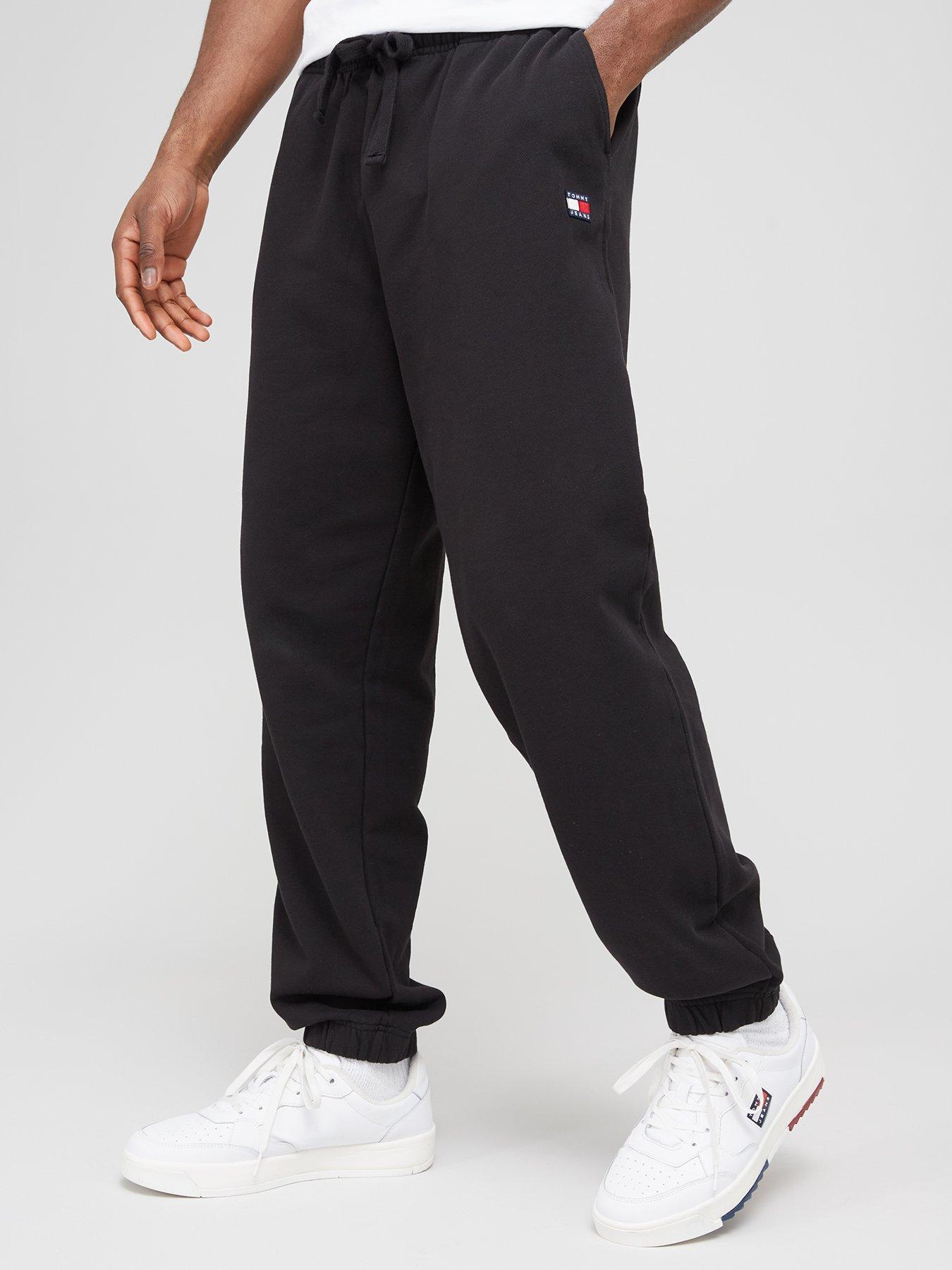 Tommy black online joggers