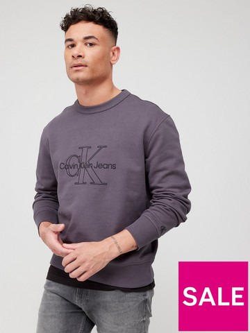 Calvin klein mens sweatshirt sale Clearance