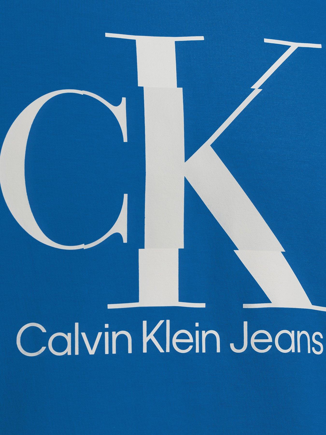 Calvin Klein Jeans Jeans Disrupted Monologo T-shirt - Blue