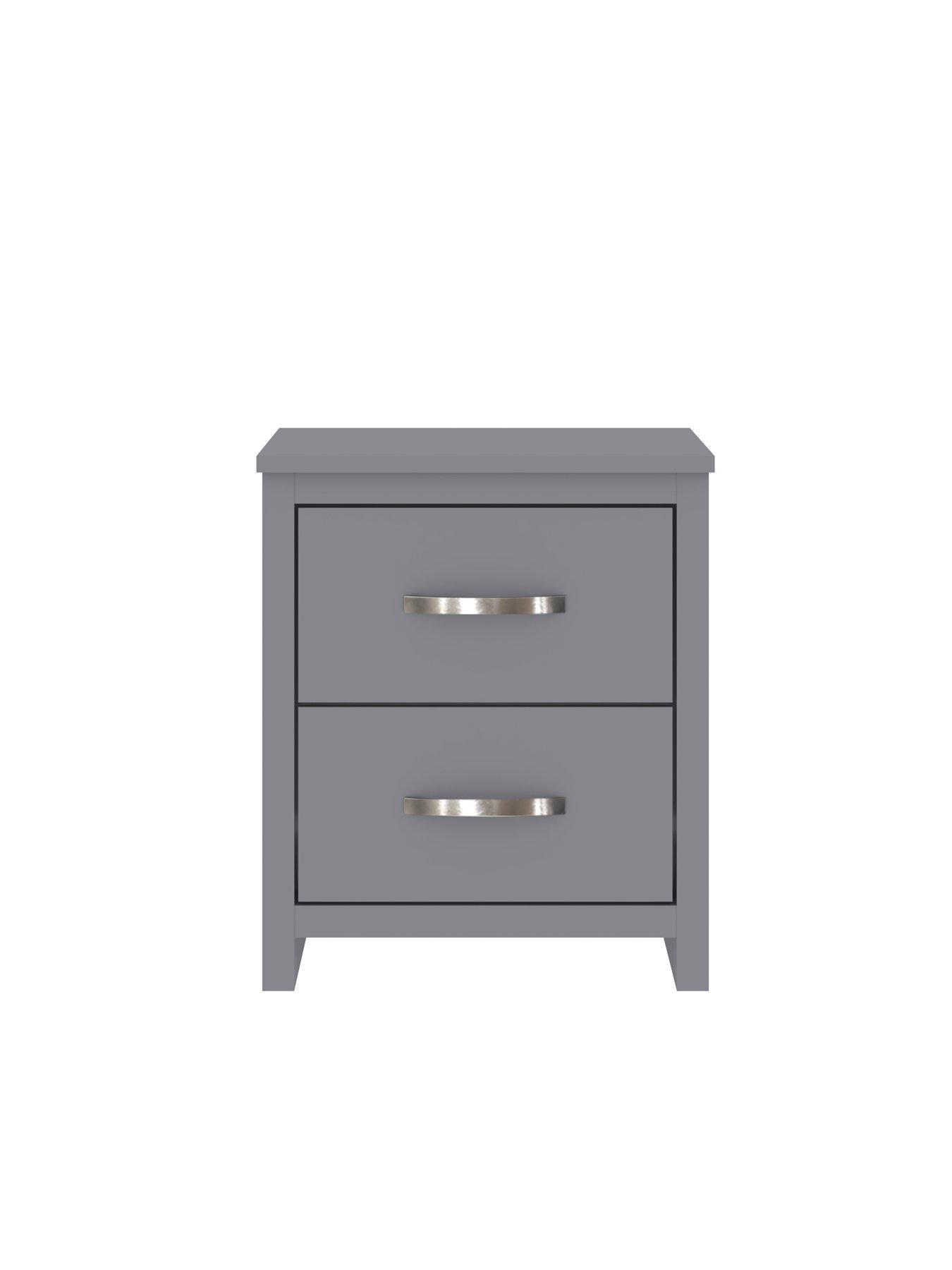 Very Home Ely 2 Drawer Bedside