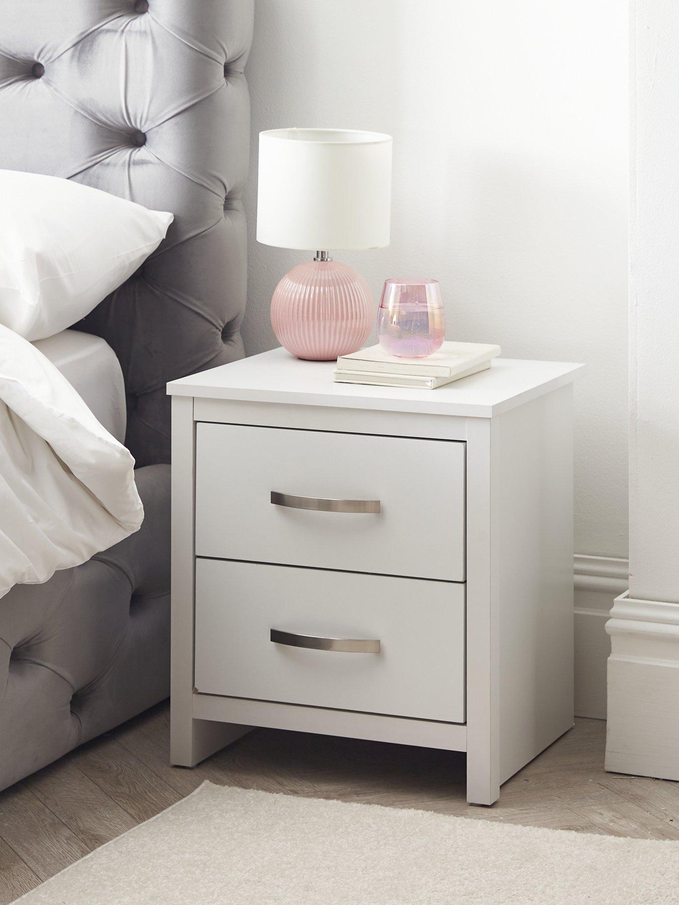 very-home-ely-2-drawer-bedsidefront