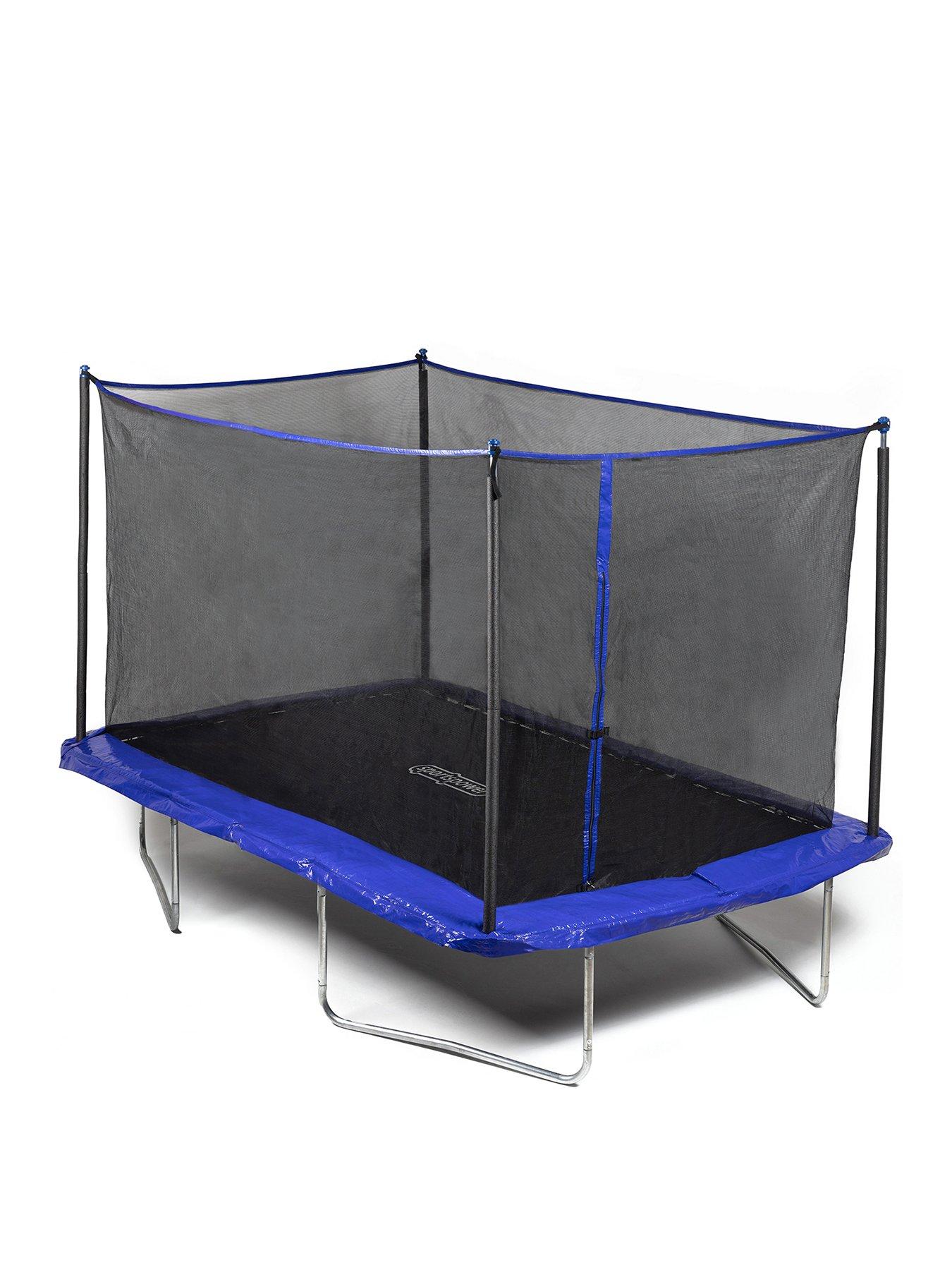 Sportspower 10x8ft Bounce Pro Rectangular Trampoline with Safety Enclosure Very Ireland