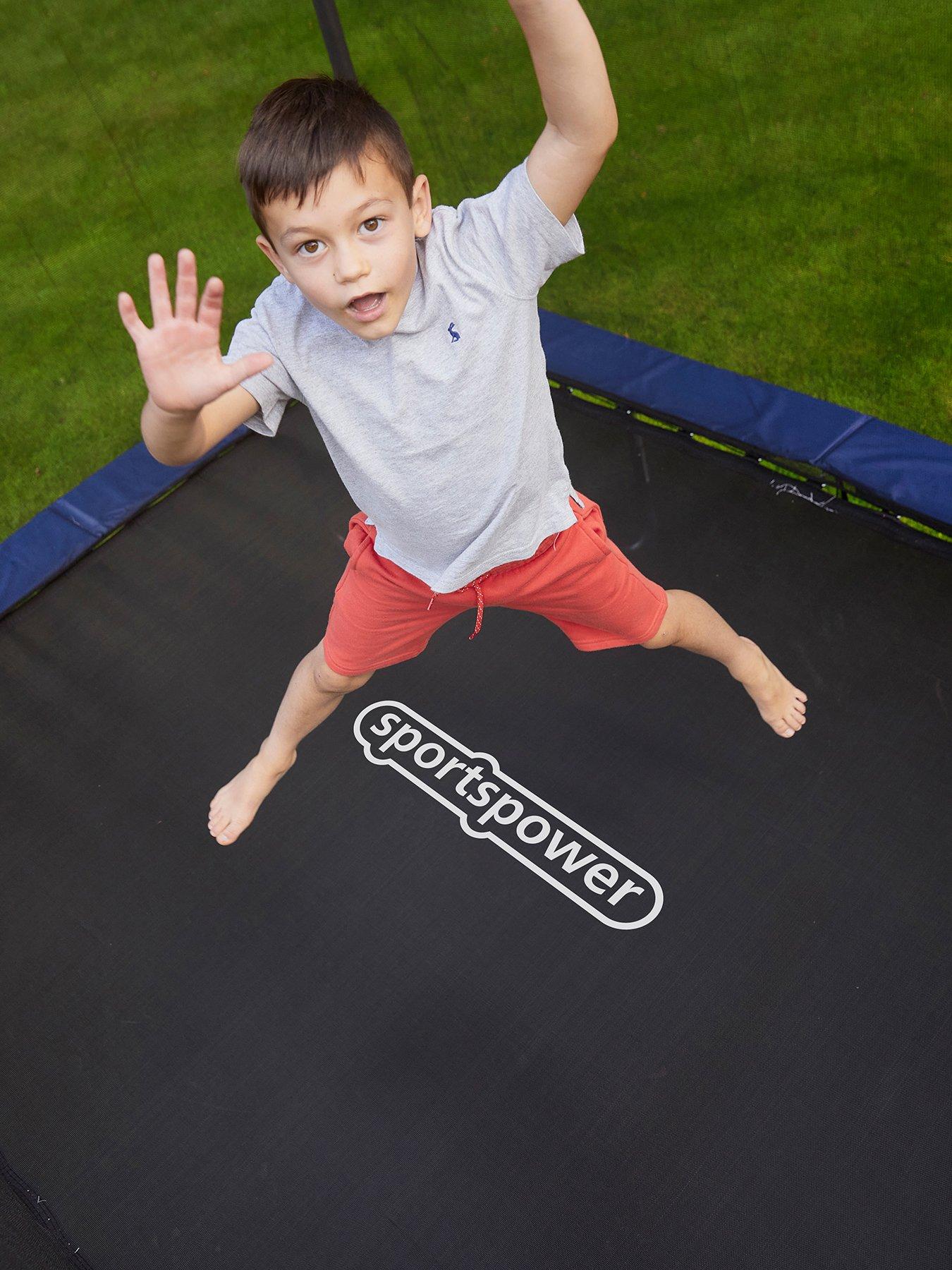 Image 3 of 6 of Sportspower 8ft x&nbsp;6ft Bounce Pro Rectangular Trampoline &amp; Enclosure