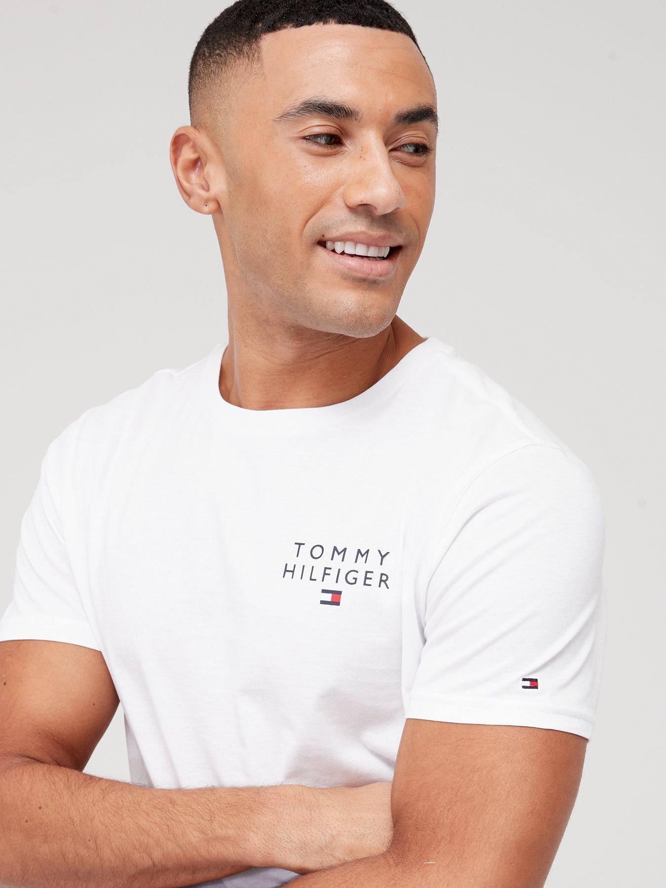 tommy-hilfiger-tommy-hilfiger-loungewear-logo-t-shirt-whiteoutfit