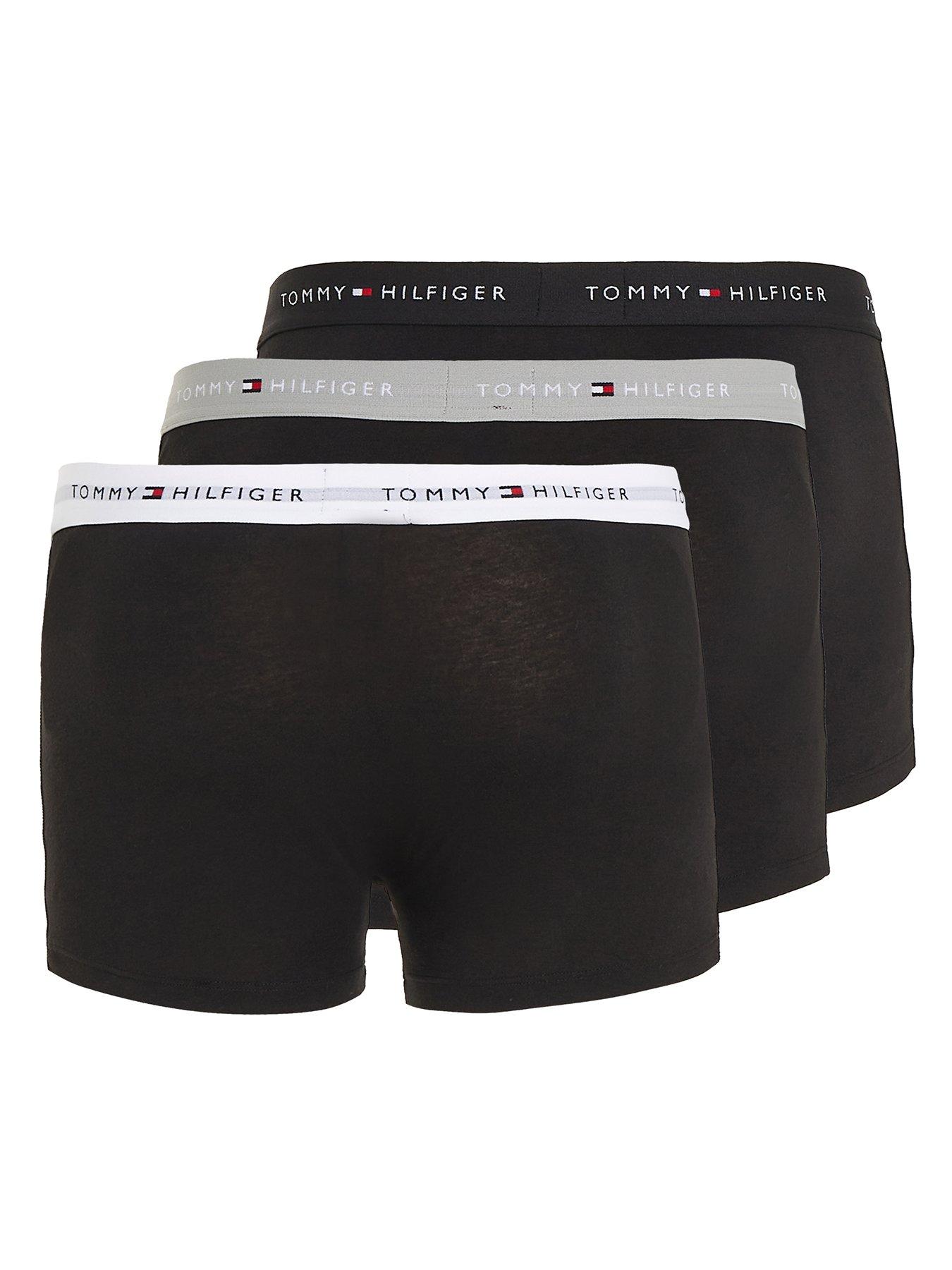 Tommy Hilfiger Tommy Hilfiger 3 Pack Contrast Waistband Trunks - Multi