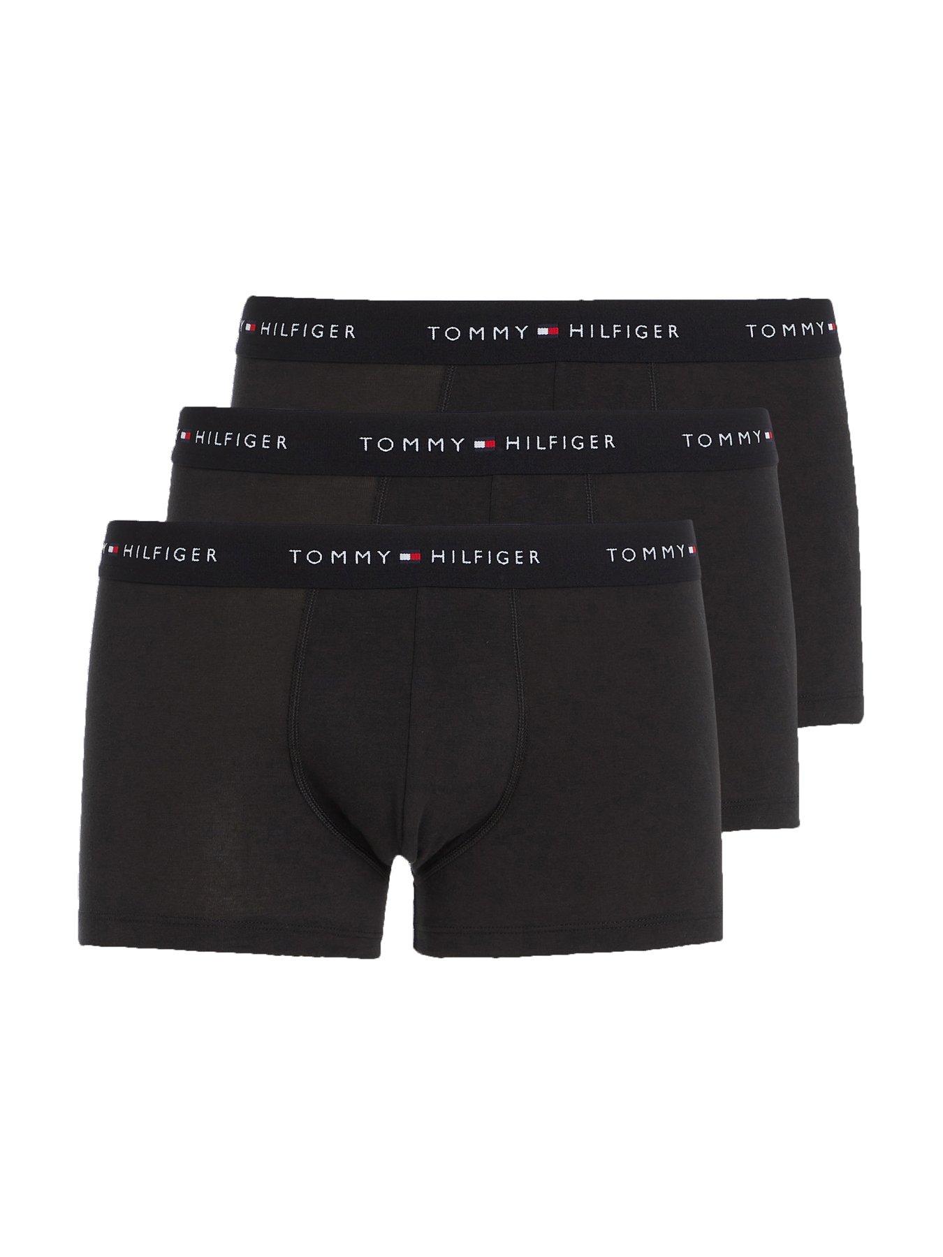 Image 1 of 4 of Tommy Hilfiger Tommy Hilfiger 3 Pack Trunks - Black