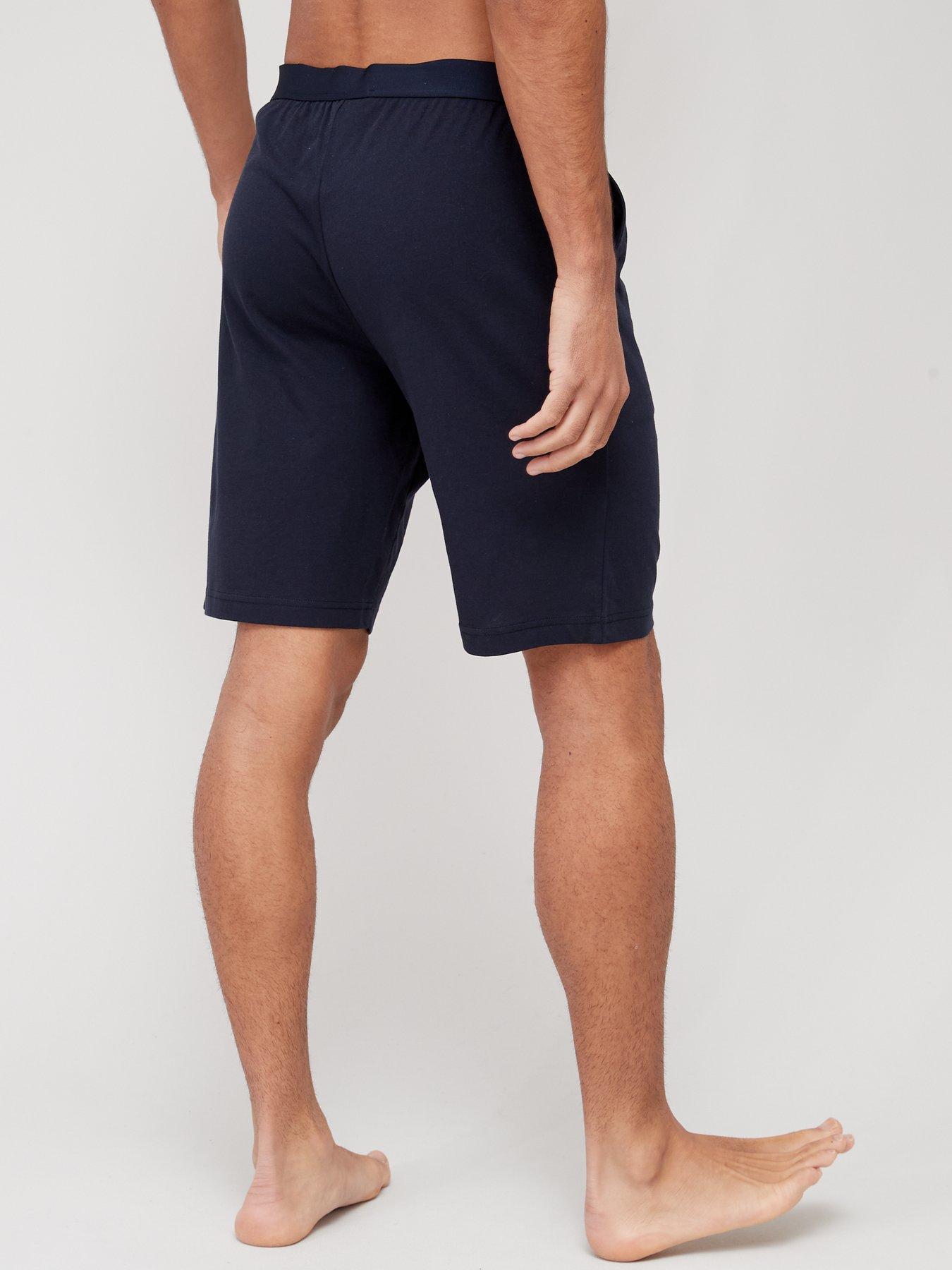 Image 2 of 4 of Tommy Hilfiger Tommy Hilfiger Jersey Loungewear Shorts - Navy