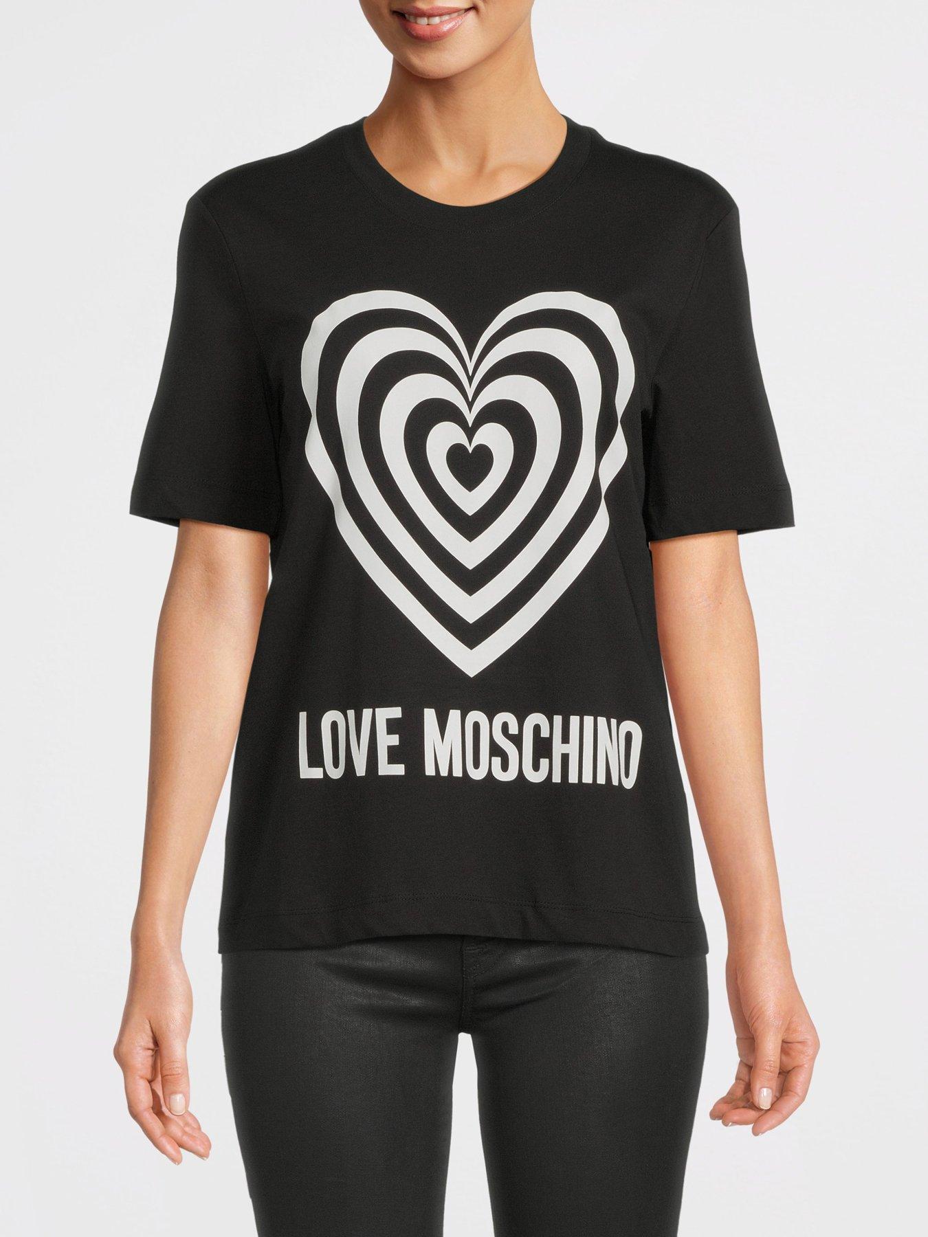 black love moschino t shirt