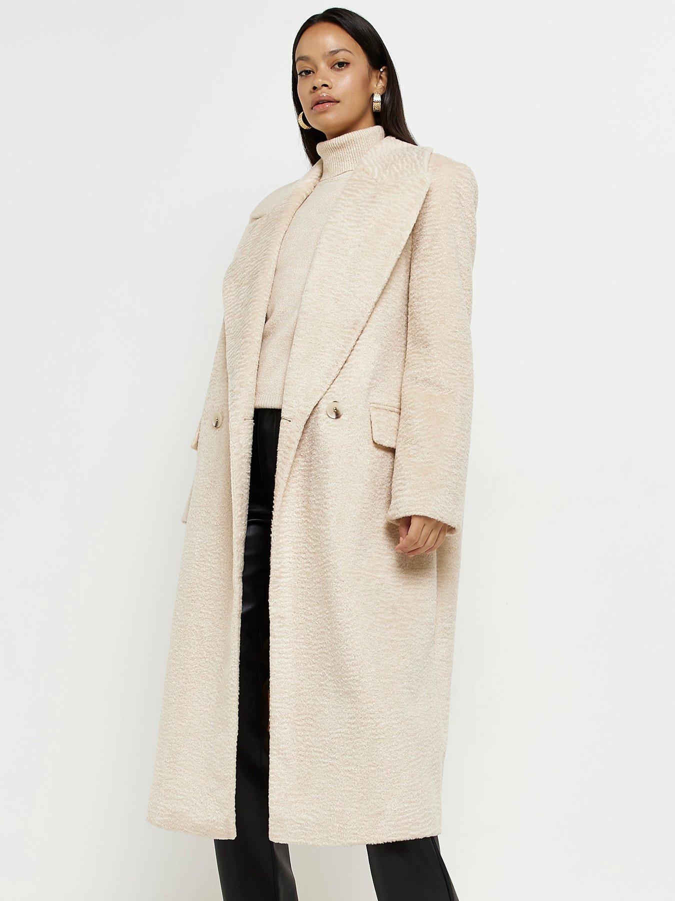 River island tailored coat store