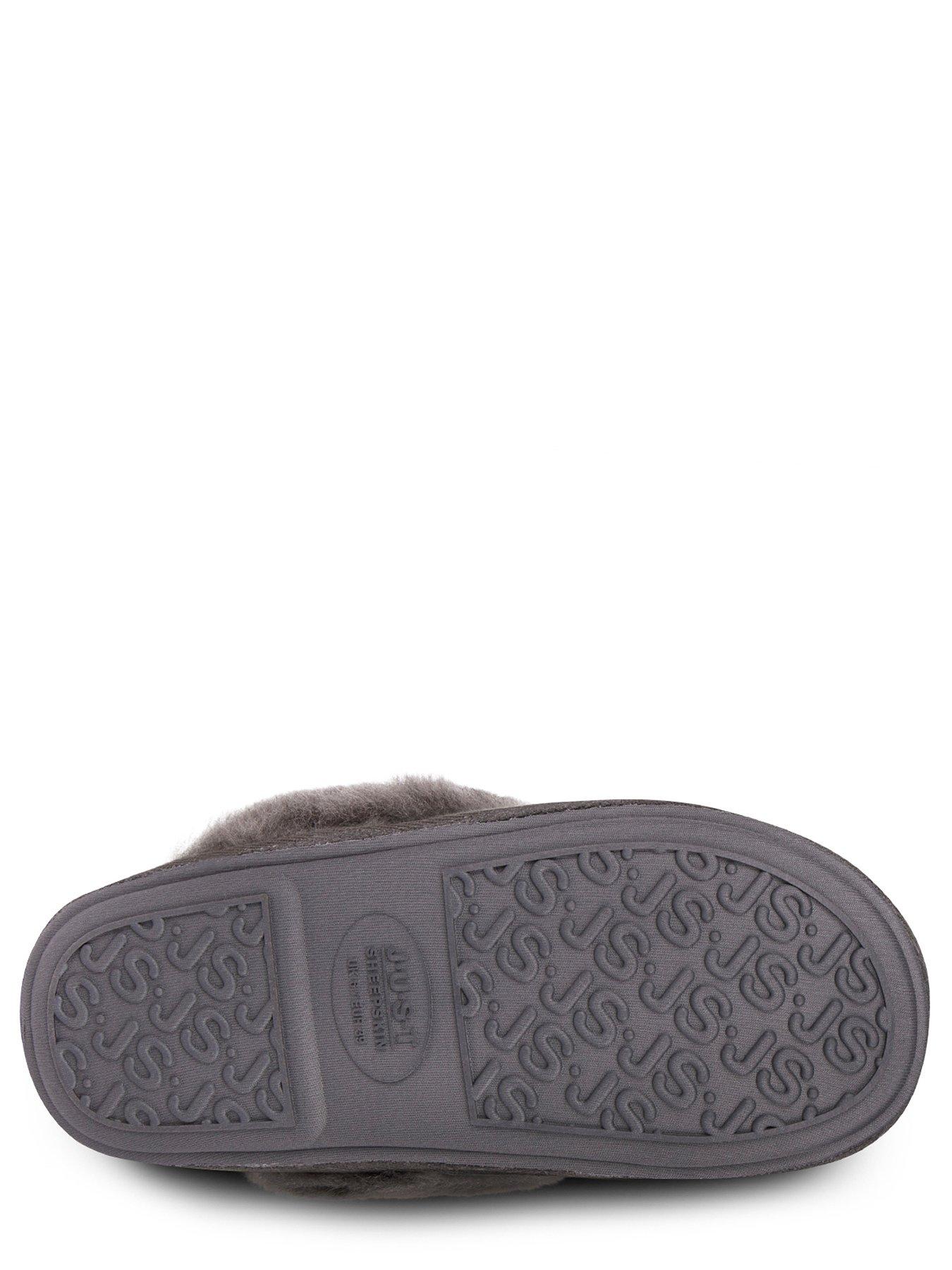 just-sheepskin-ladies-duchess-sheepskin-slippers-greydetail