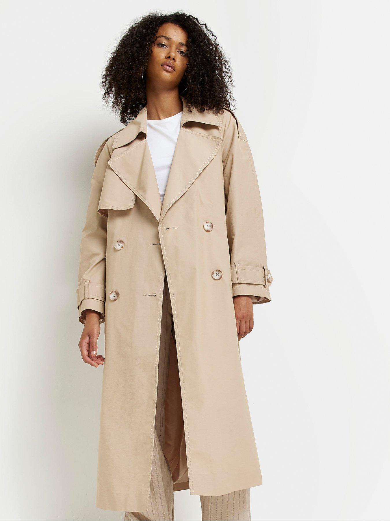 River island cheap duster coat sale