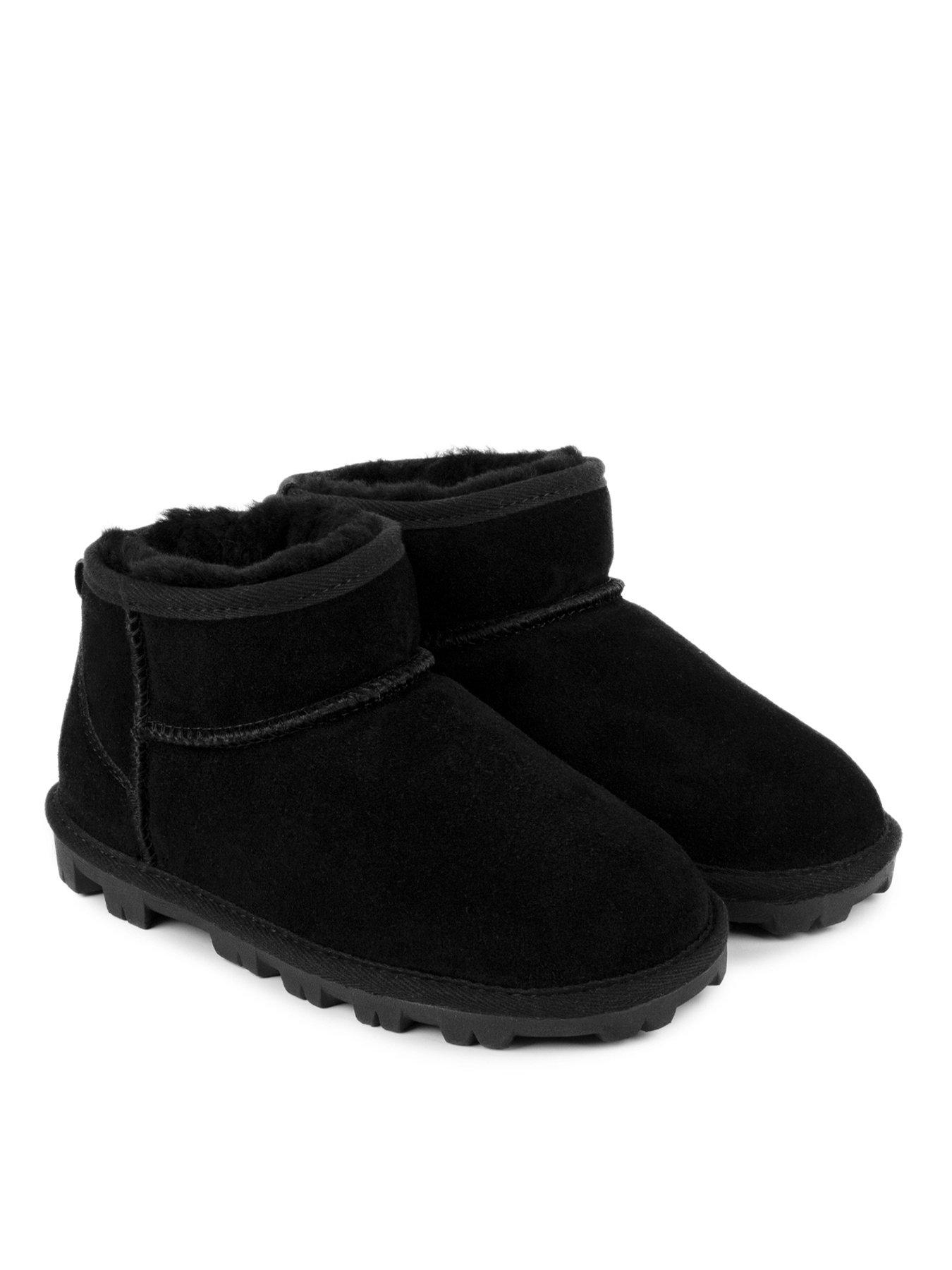 just-sheepskin-grace-mini-boots-blackfront