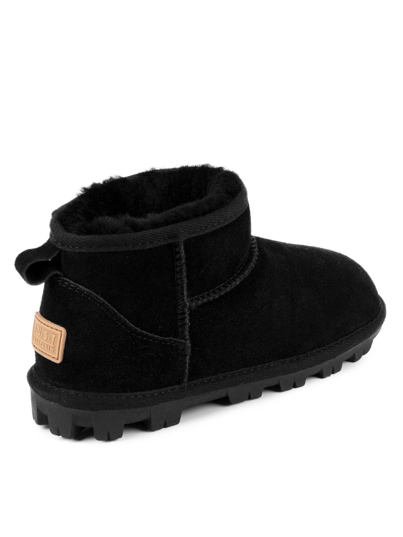 just-sheepskin-grace-mini-boots-blackstillFront