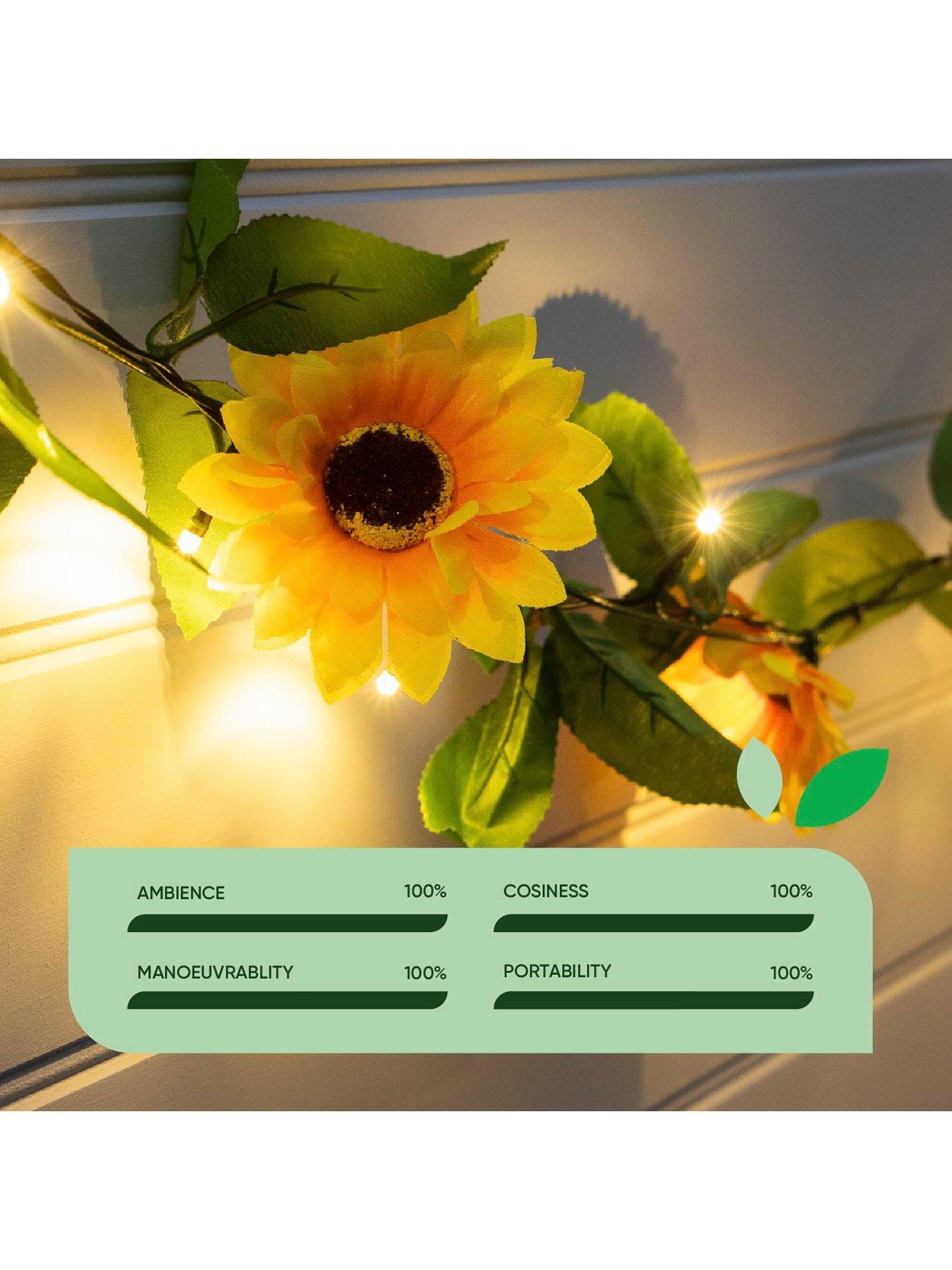 Image 5 of 5 of Streetwize Sunflower Garland String Lights