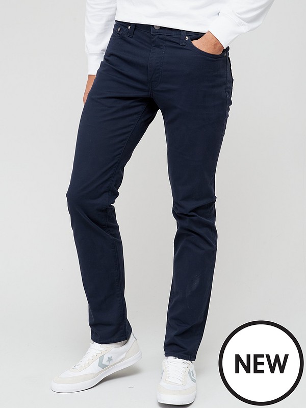 Levi's 511 Slim Fit 5 Pocket Trousers - Navy | Very Ireland