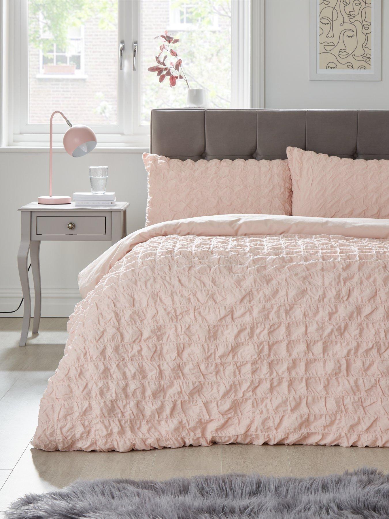 very-home-seersucker-cotton-180-thread-count-duvet-cover-set-blush-pinkfront