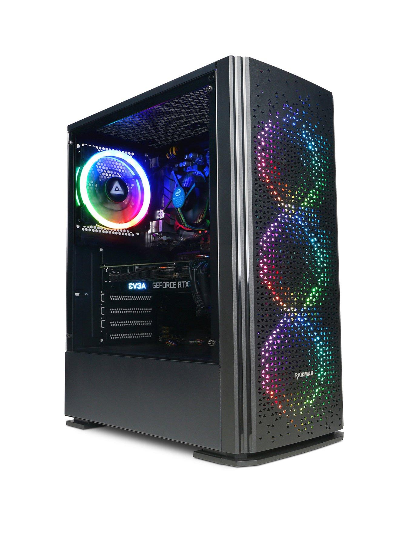 Image 3 of 6 of CyberPower PC Cyberpower Blaze Ryzen 5, RTX 3050 Gaming PC Bundle with 23.8in FHD Monitor, Headset, Keyboard, Mouse and Mouse Pad.