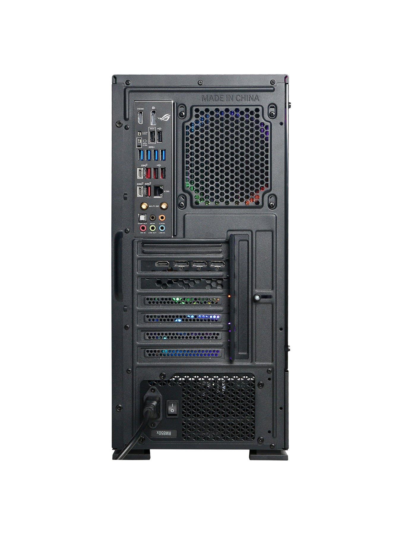 Image 5 of 6 of CyberPower PC Cyberpower Blaze Ryzen 5, RTX 3050 Gaming PC Bundle with 23.8in FHD Monitor, Headset, Keyboard, Mouse and Mouse Pad.