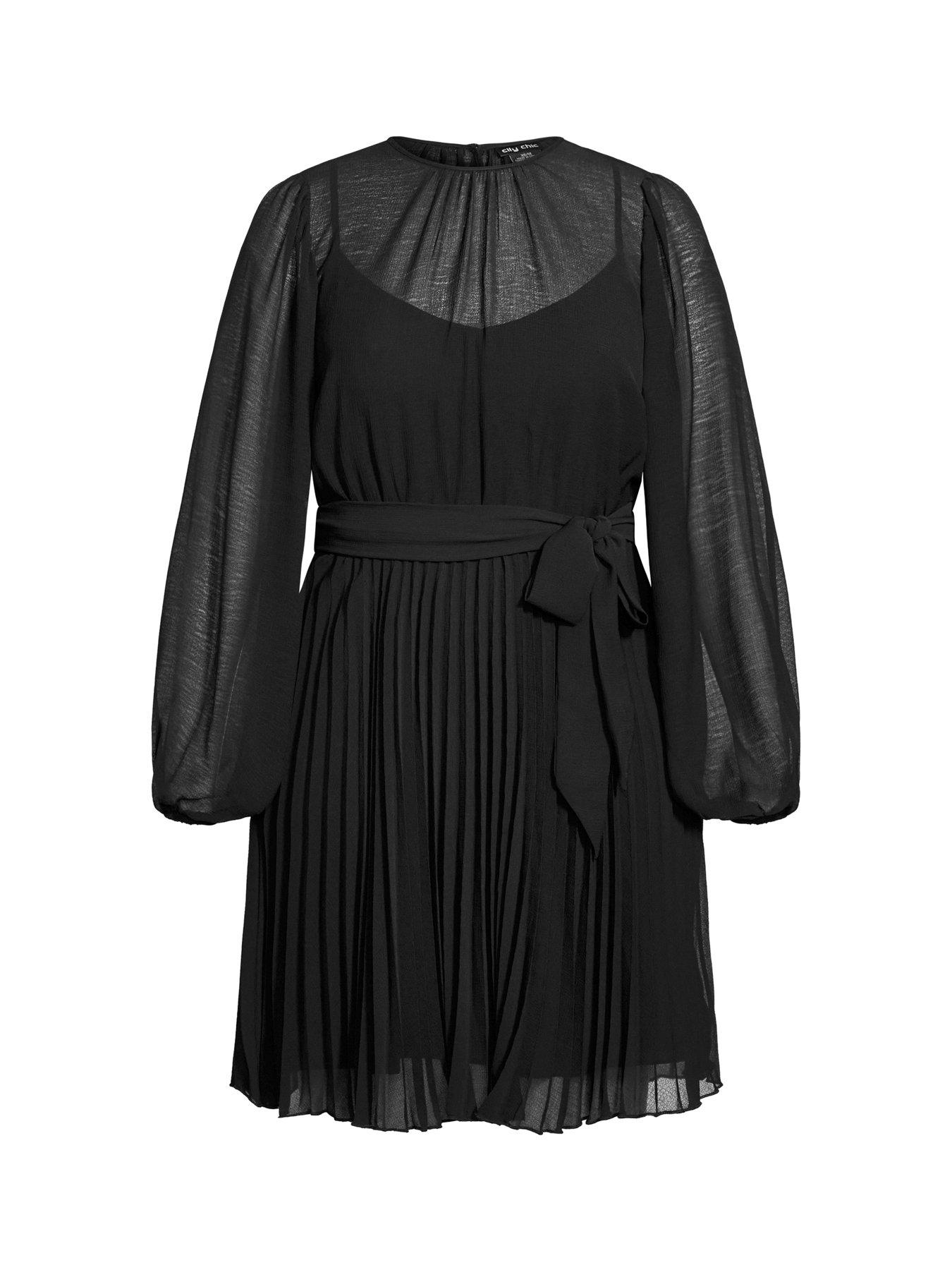 Image 3 of 3 of City Chic Blair Dress - Black