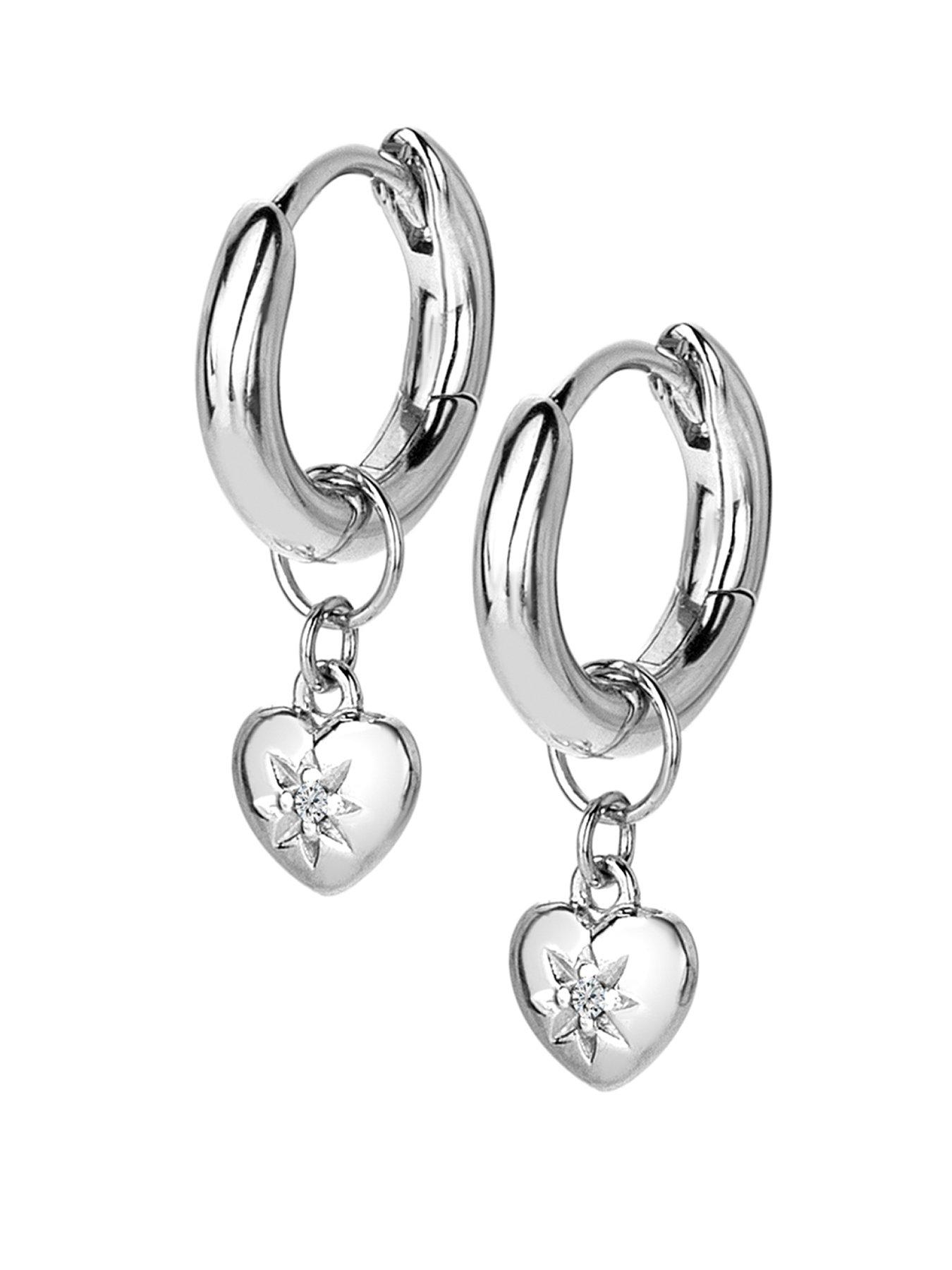 Hot Diamonds Heart Earrings