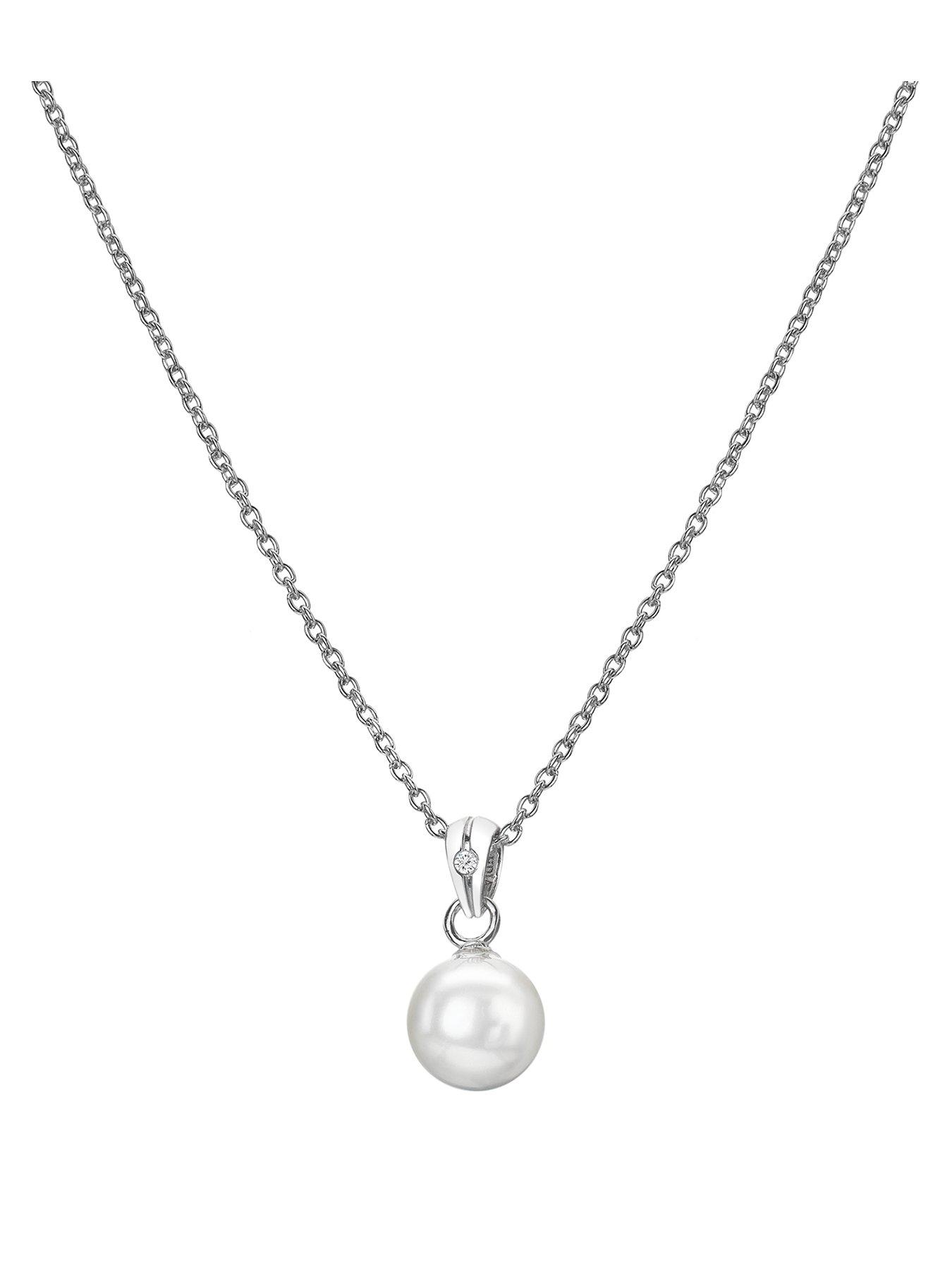 Image of Hot Diamonds Amulets Pearl Pendant