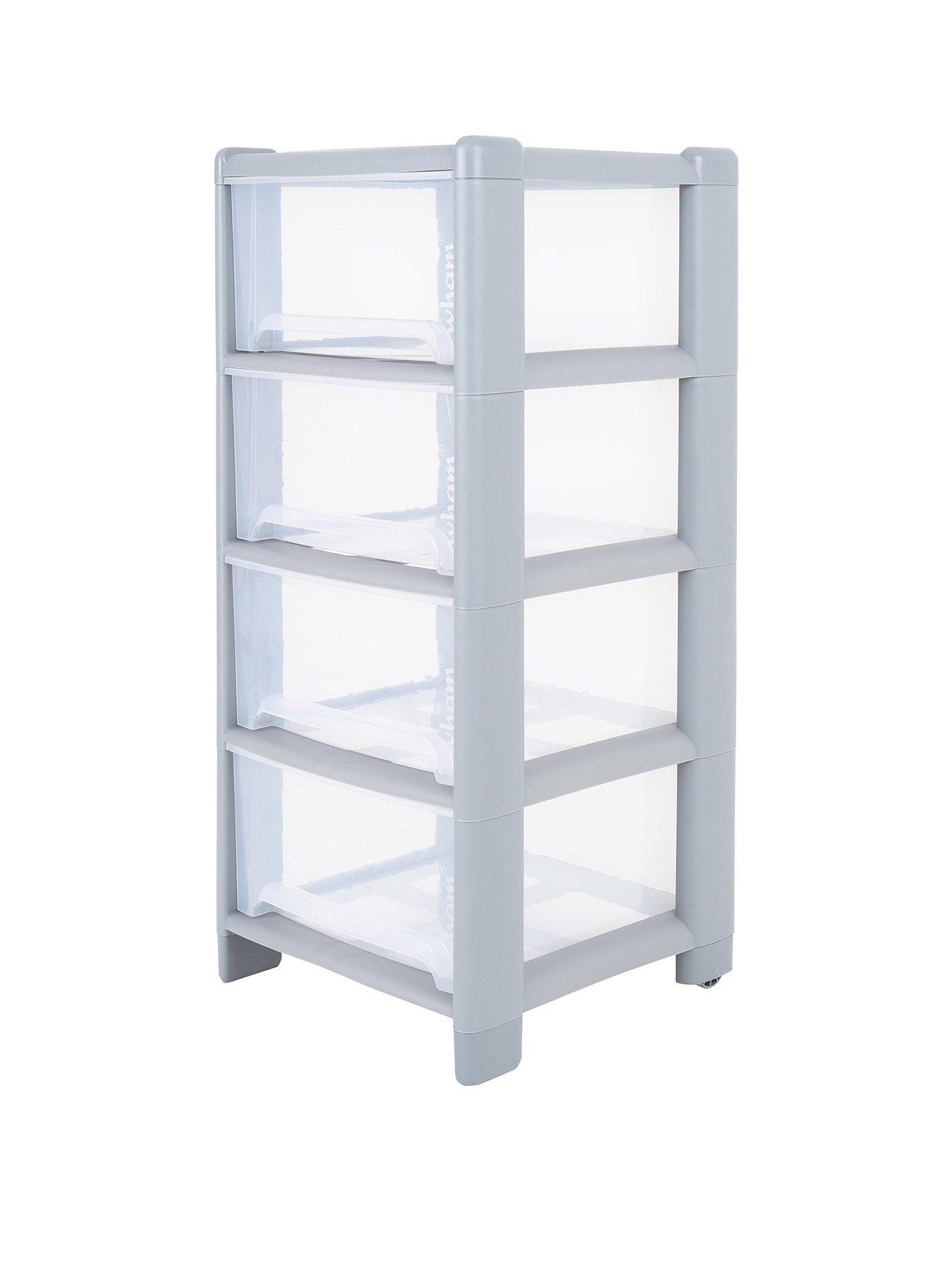 wham-deep-4-drawer-storage-unit-light-greyfront