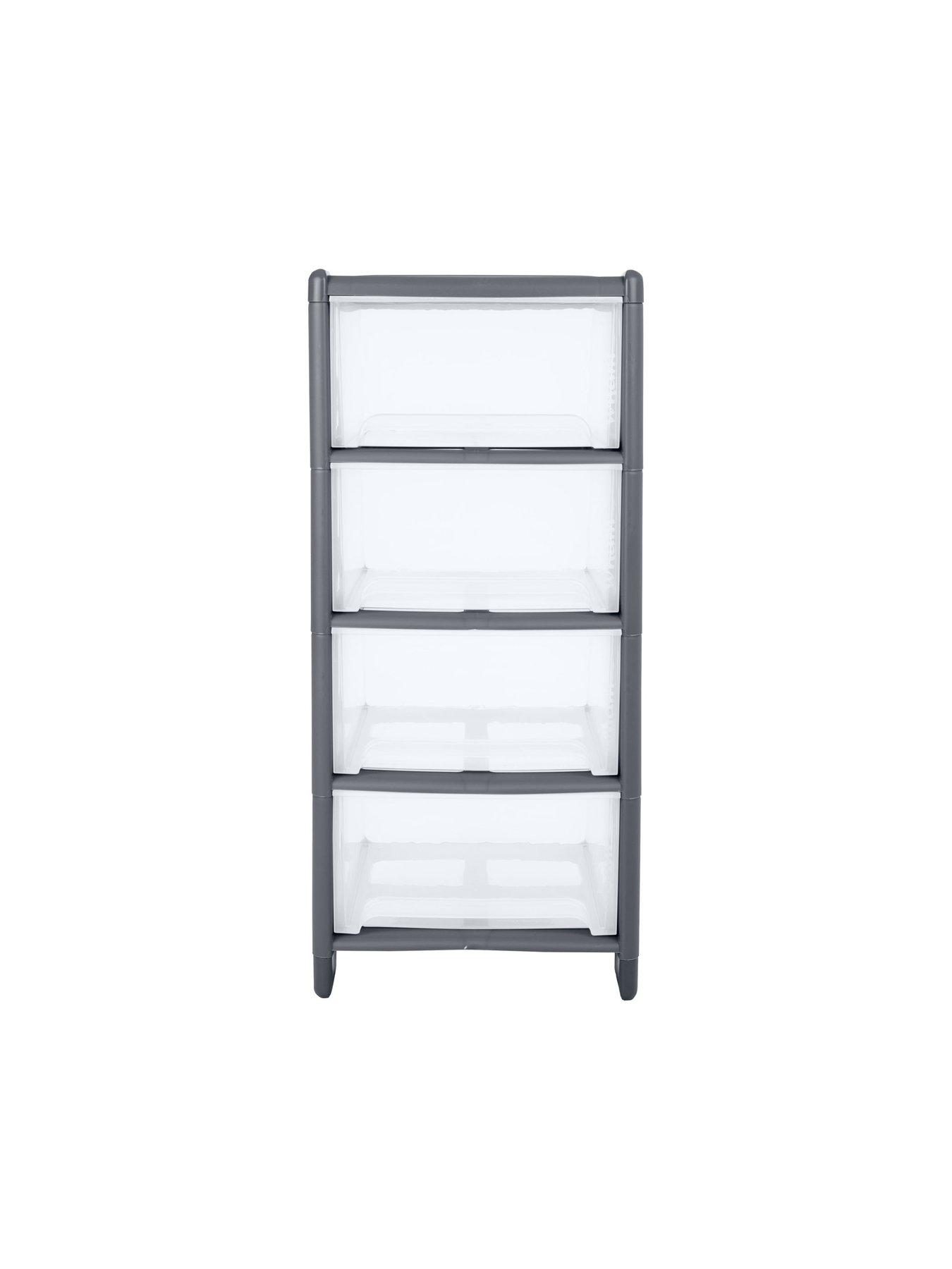 Image 4 of 5 of Wham Deep 4-Drawer Storage Unit in Graphite