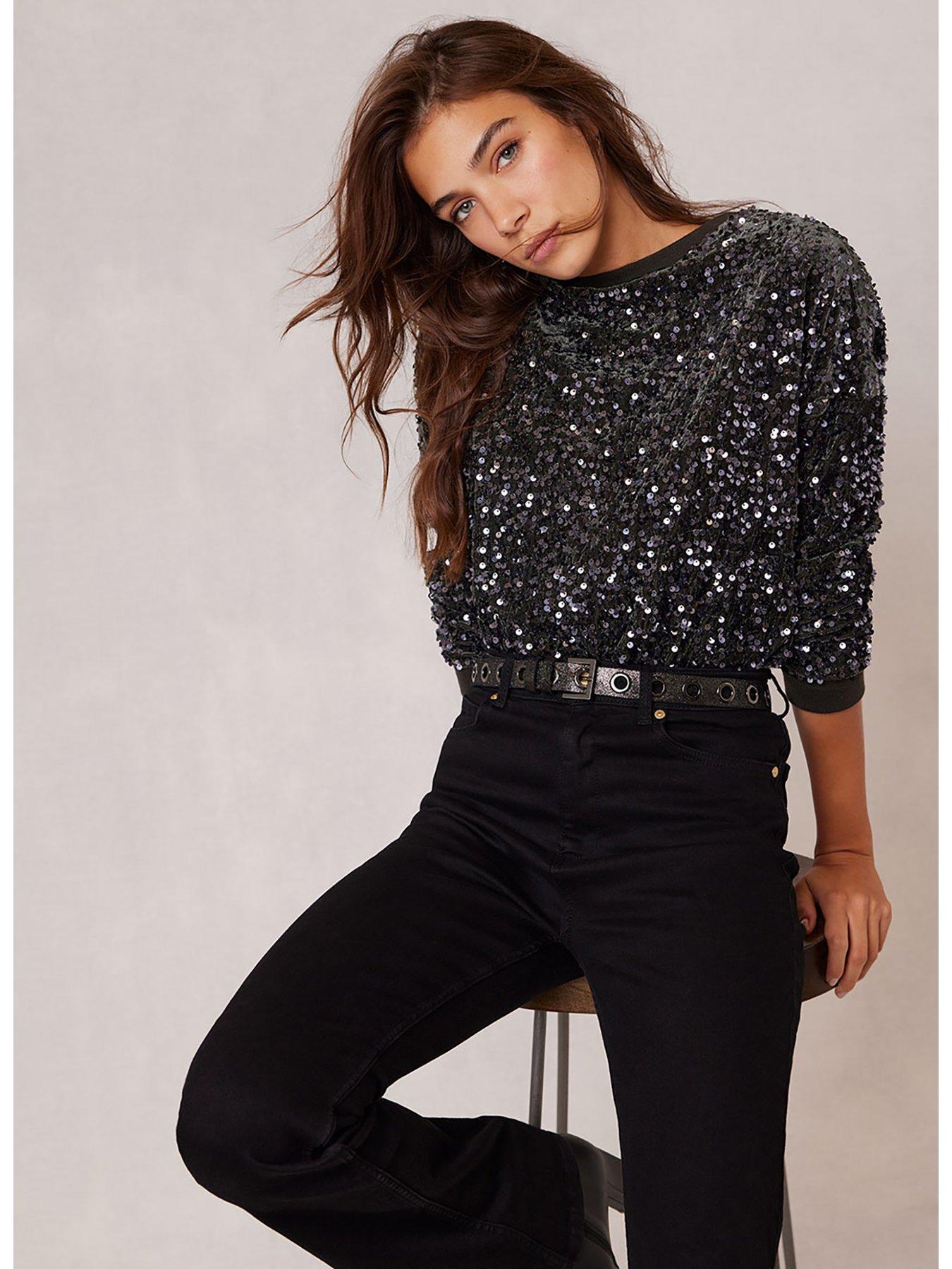 Mint velvet sparkle store top