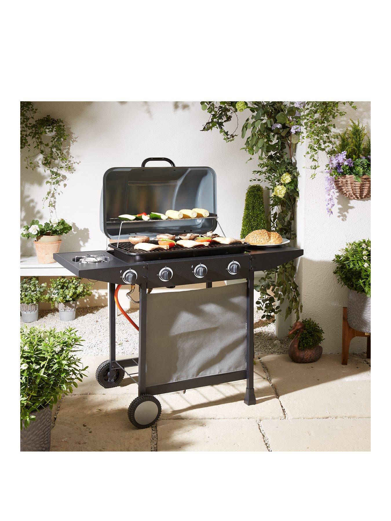 Very Home 3-Burner Gas BBQ With Side Burner Very Ireland