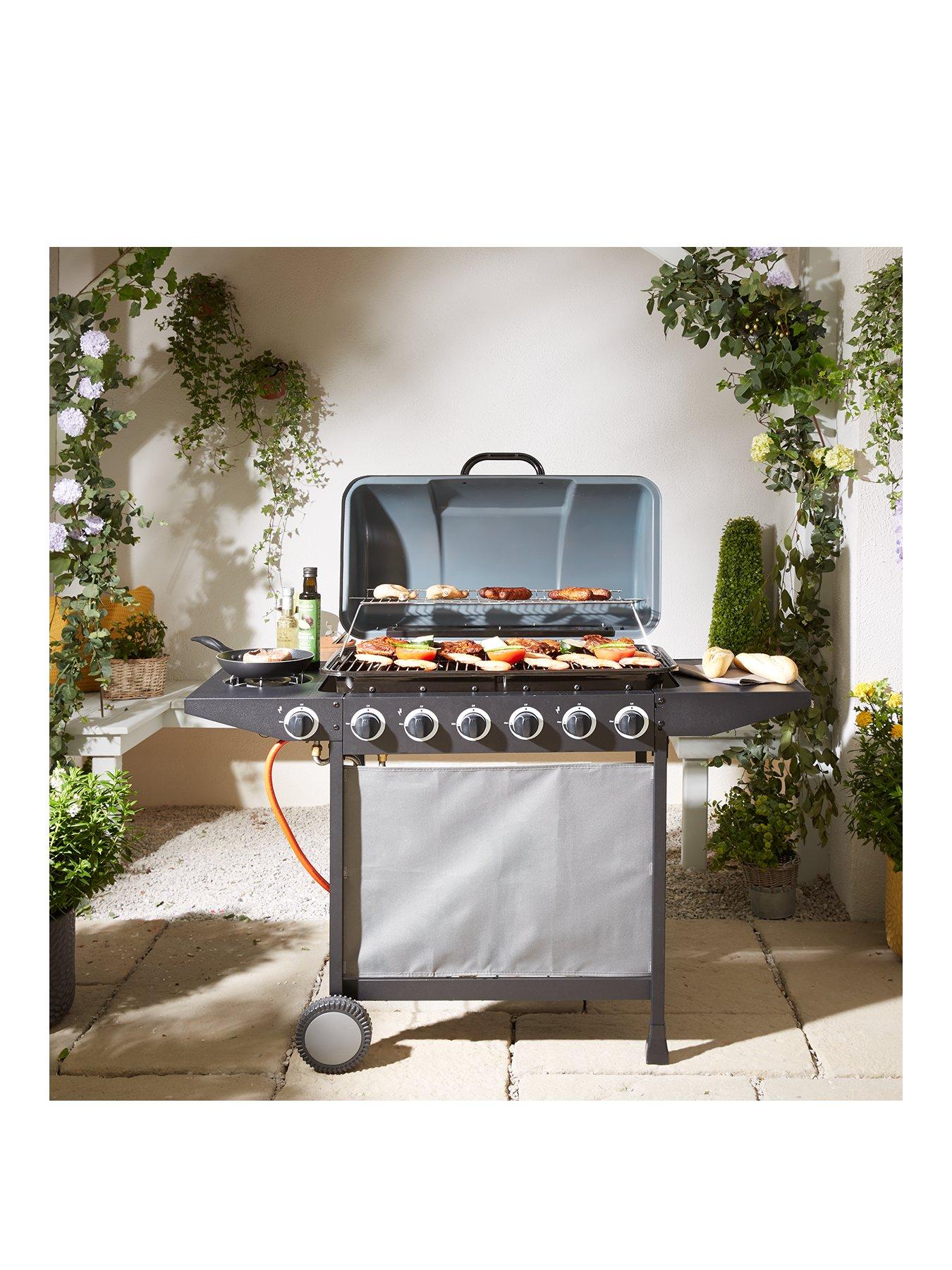 Buy Argos Home Burner With Side Burner Gas BBQ Barbecues Argos