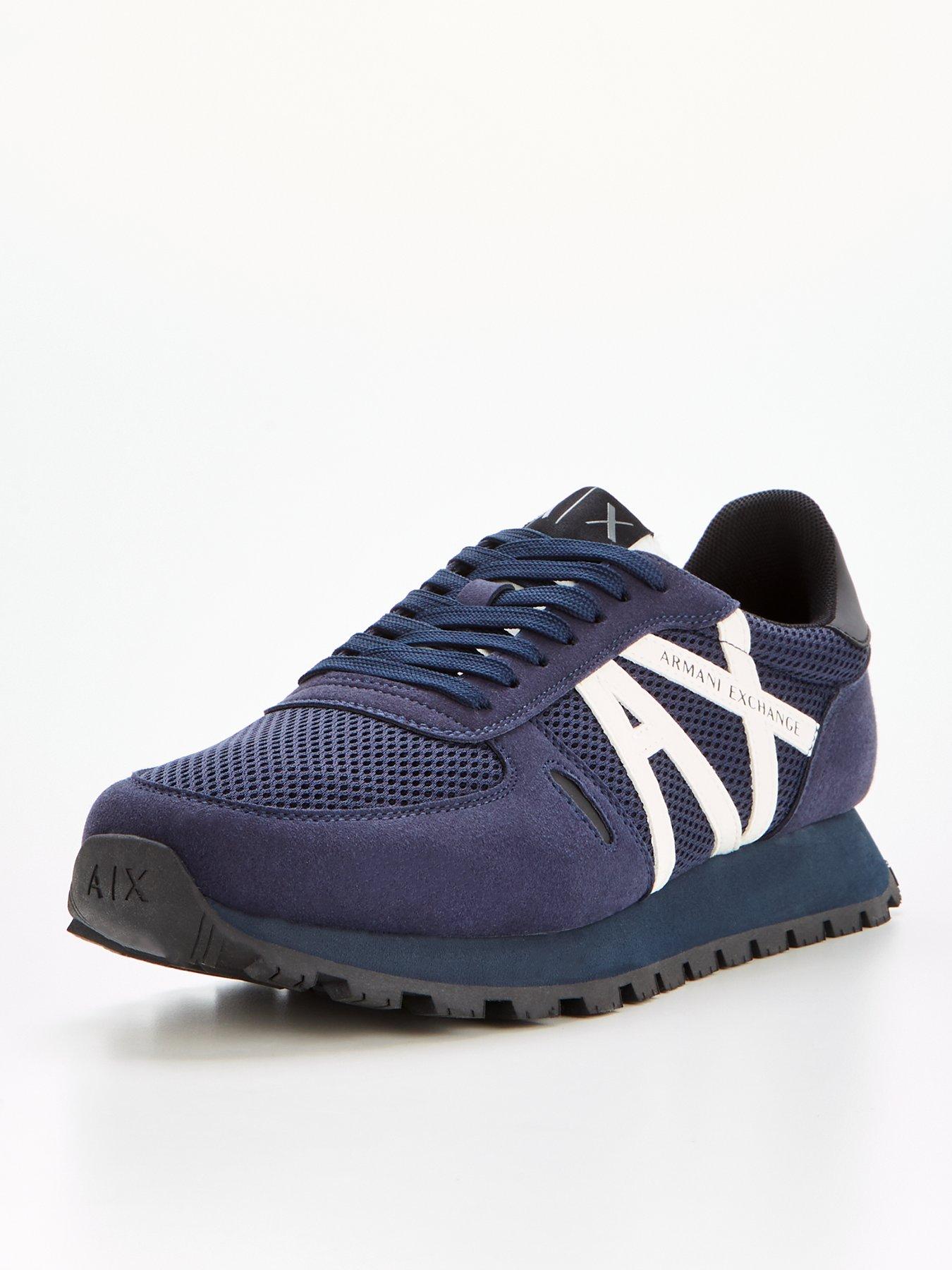 armani-exchange-armani-exchange-ax-mesh-runner-trainers-navystillFront