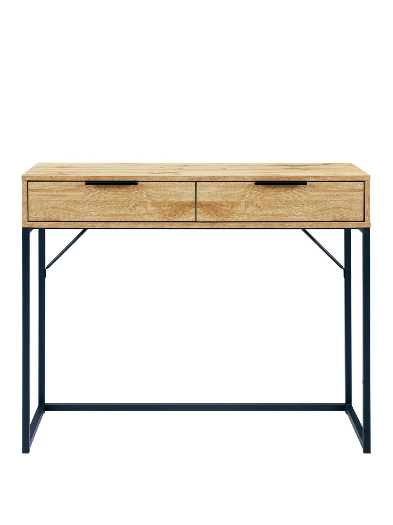 julian-bowen-bali-2-drawer-dressing-tabledeskstillFront