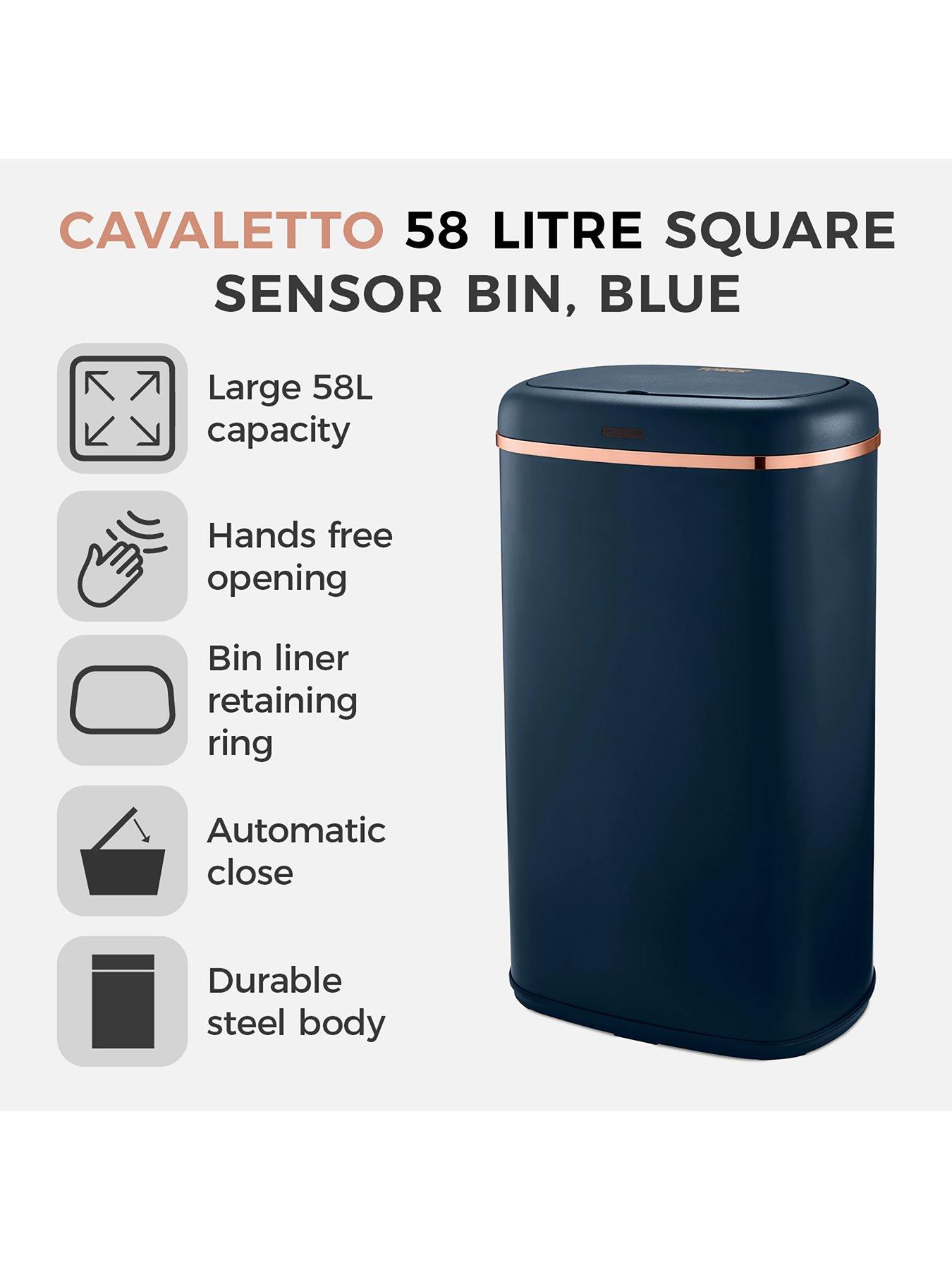 tower-cavaletto-58-litre-sensor-bin-ndash-blueback