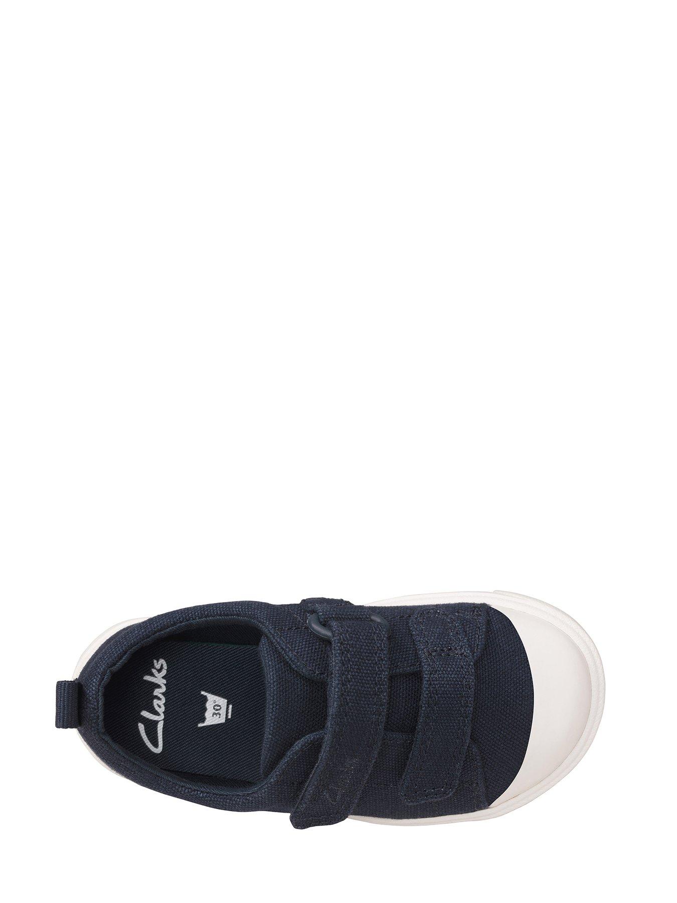 Clarks toddler outlet canvas shoes