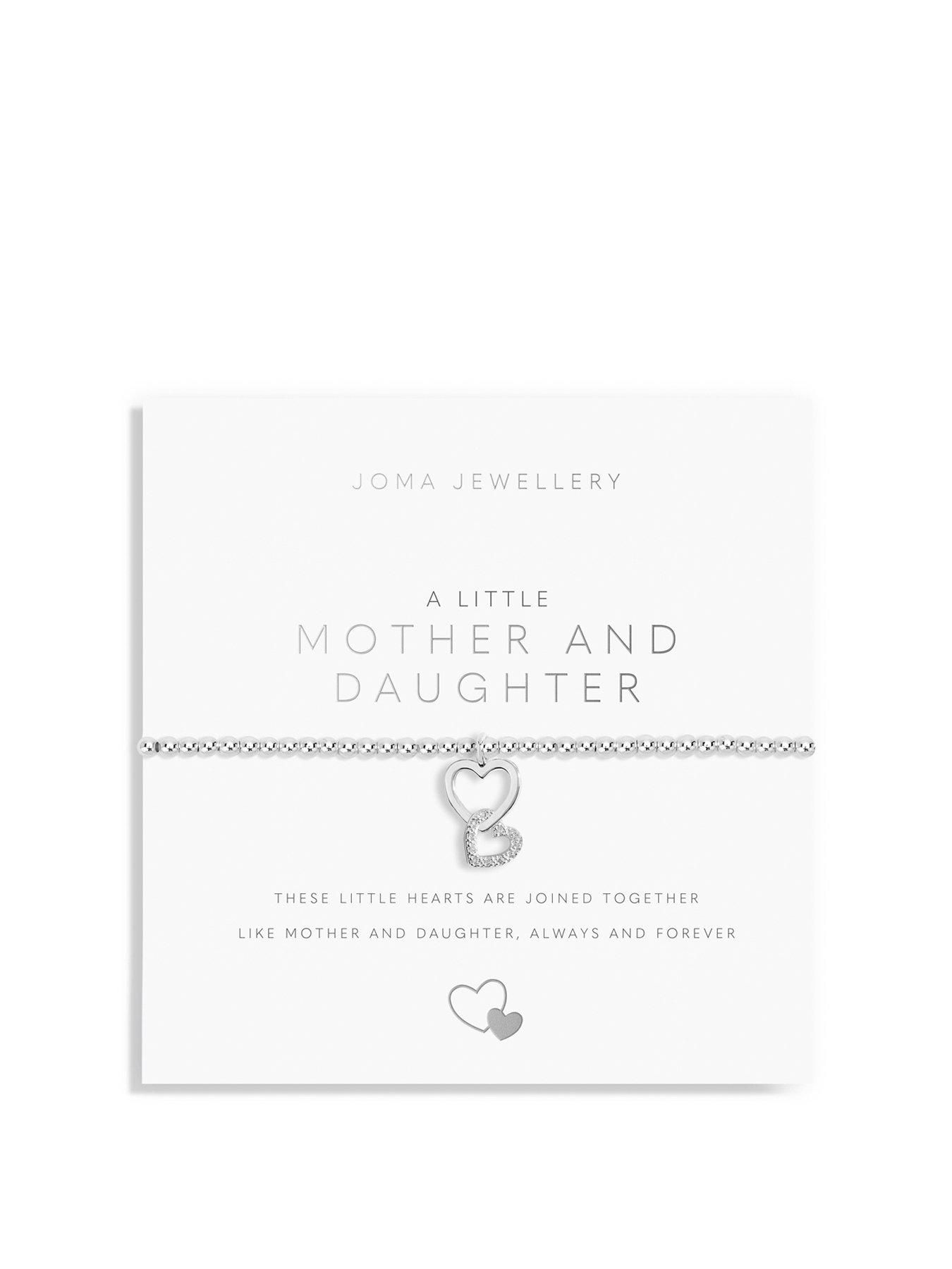 Joma Jewellery A Little Mother And Daughter Bracelet In Silver Plating