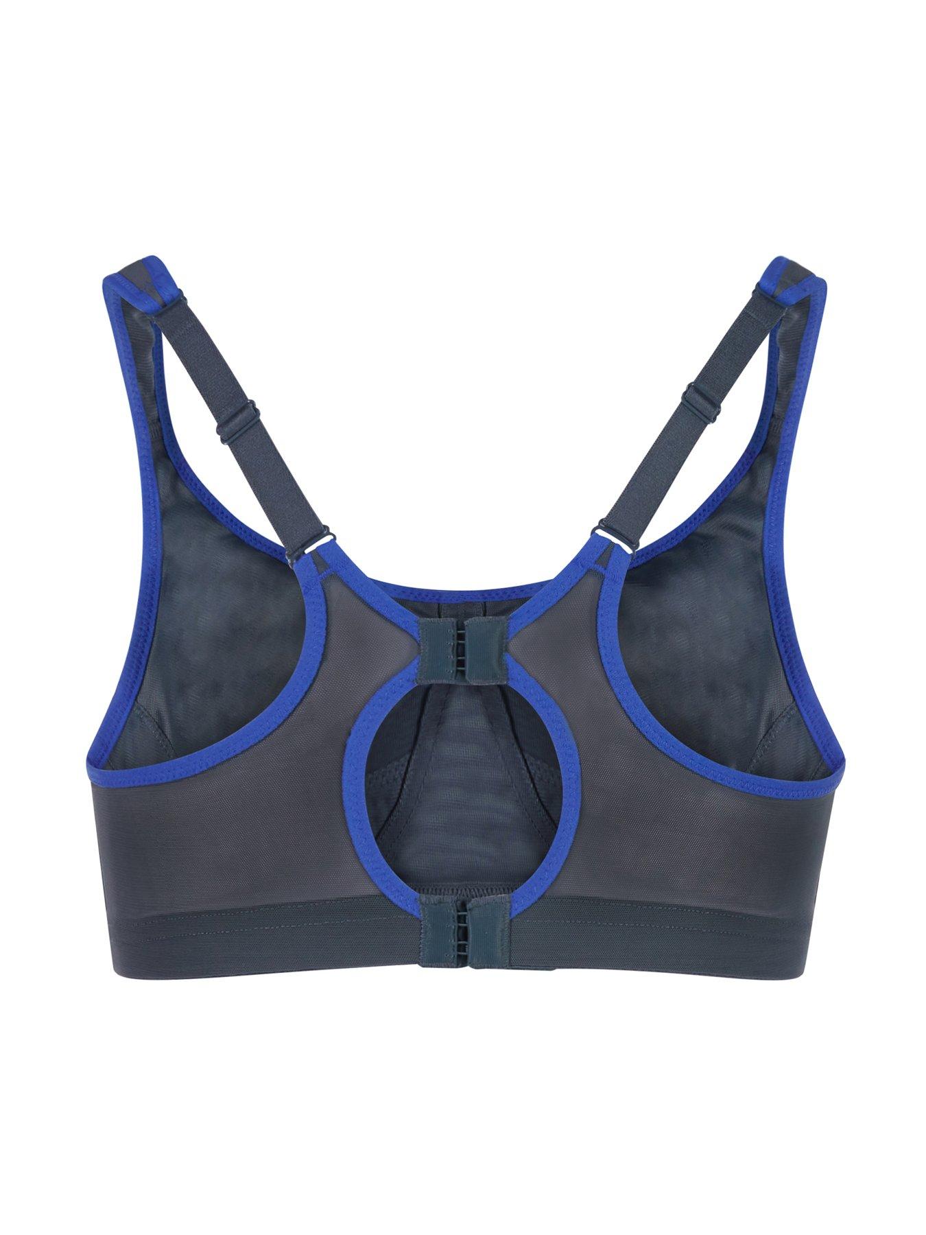 Shock Absorber Active Shaped Support Womens Sports Bra - Grey