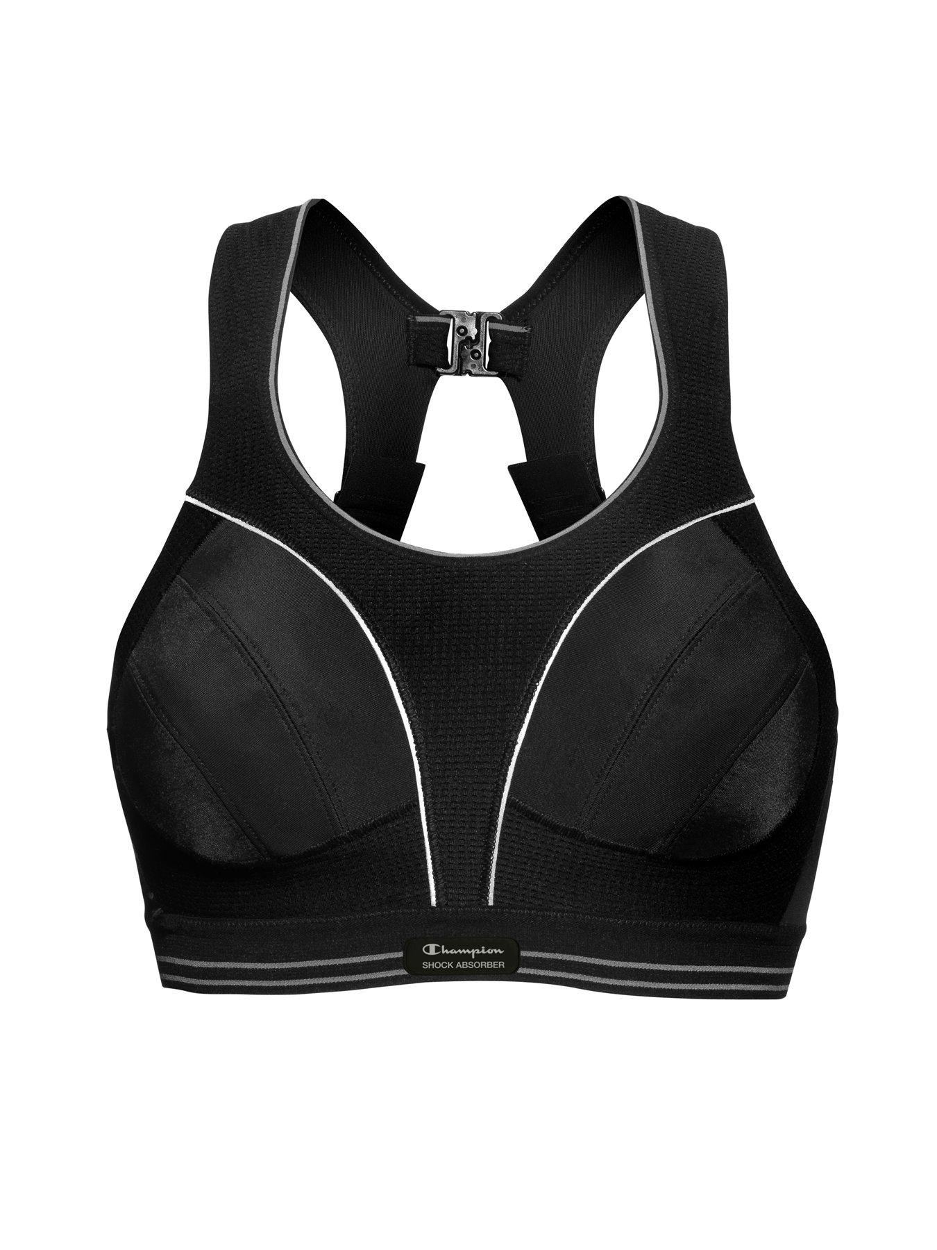 Shock Absorber Ultimate Run Womens Sports Bra - Black