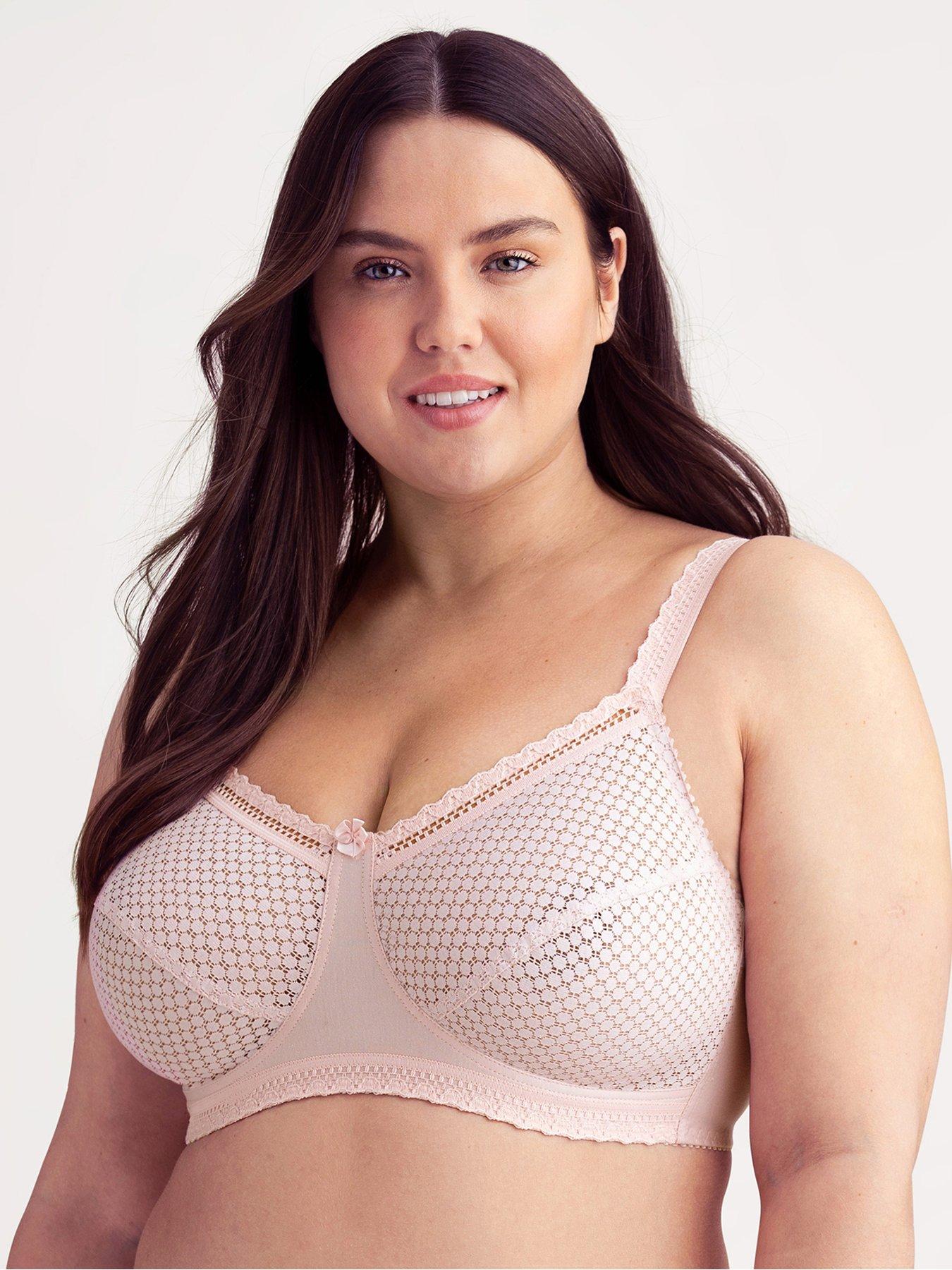 New Look lace boost bra in white
