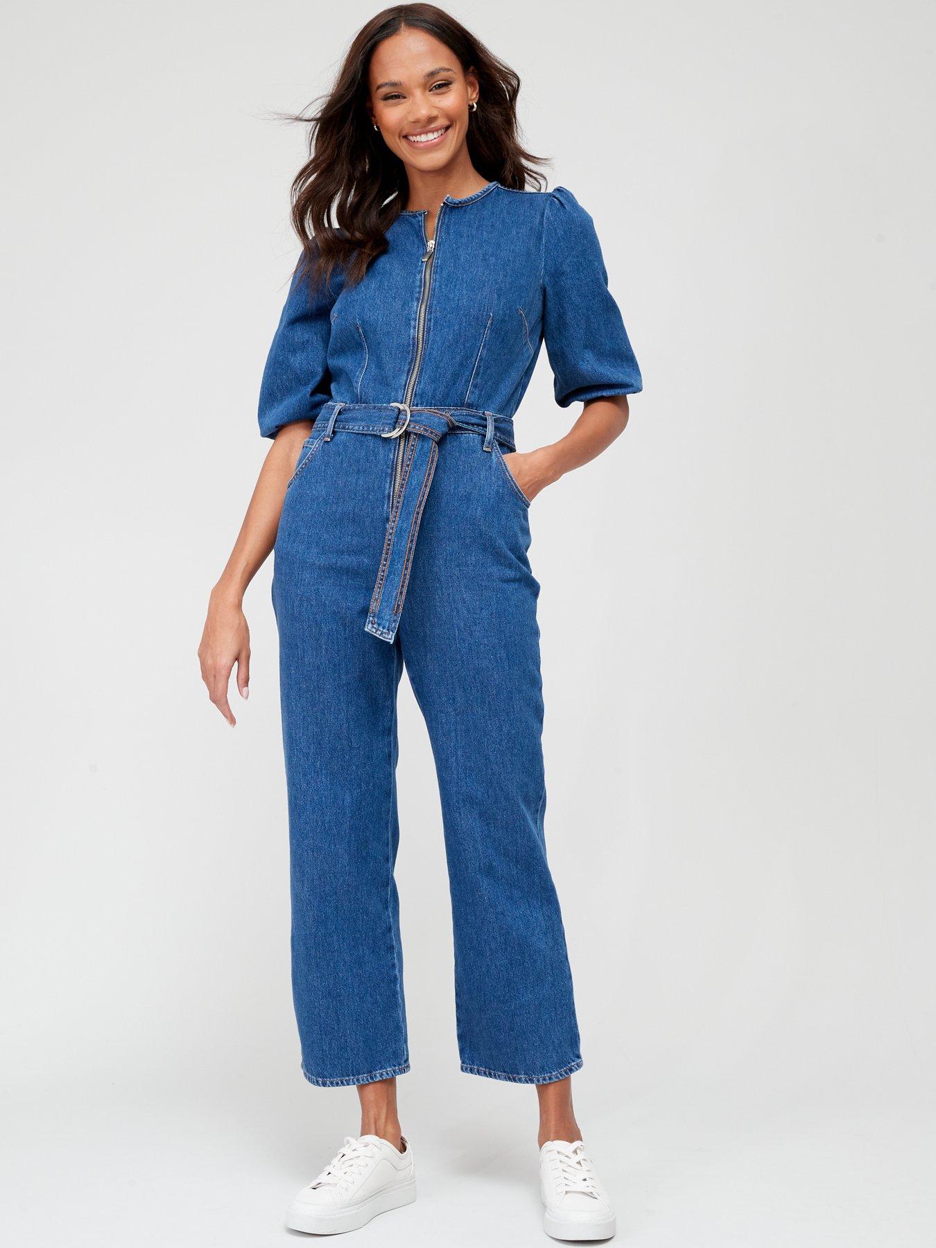 Very sales denim jumpsuit